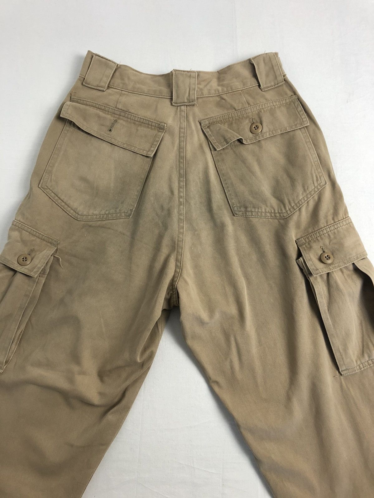 Japanese Brand BIG SMITH Drop Crotch Utility Baggy Cargo Pants Size US 28 / EU 44 - 12 Thumbnail