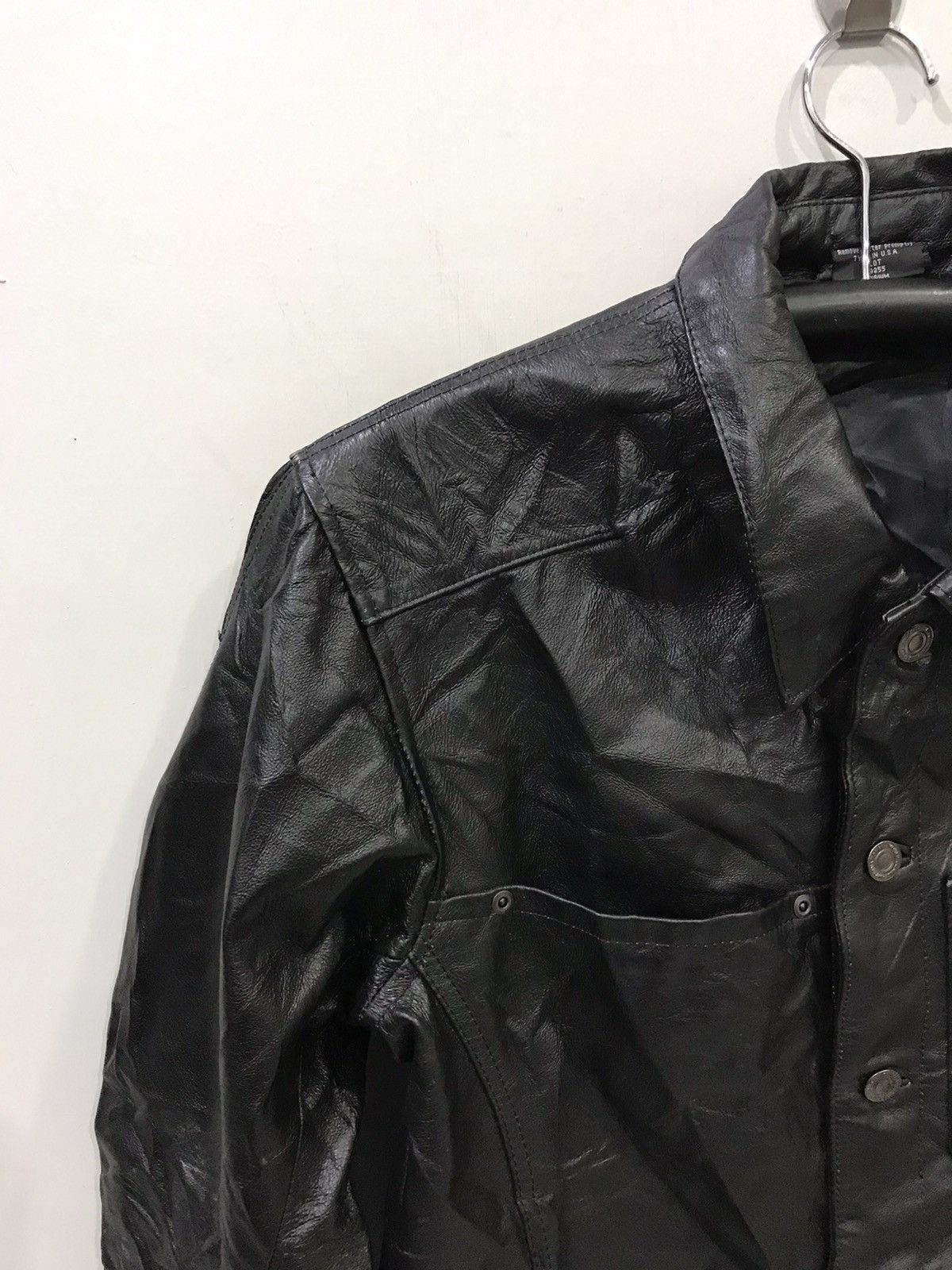 Genuine Leather Black Genuine Leather Jacket Size US M / EU 48-50 / 2 - 4 Thumbnail