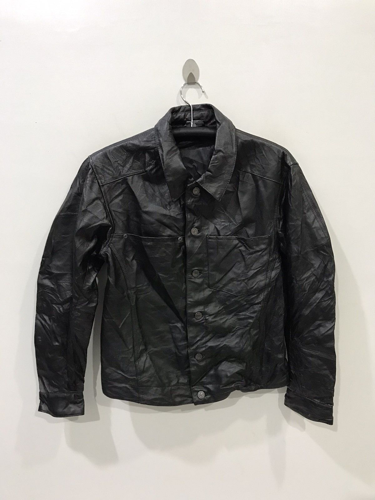 Genuine Leather Black Genuine Leather Jacket Size US M / EU 48-50 / 2 - 1 Thumbnail