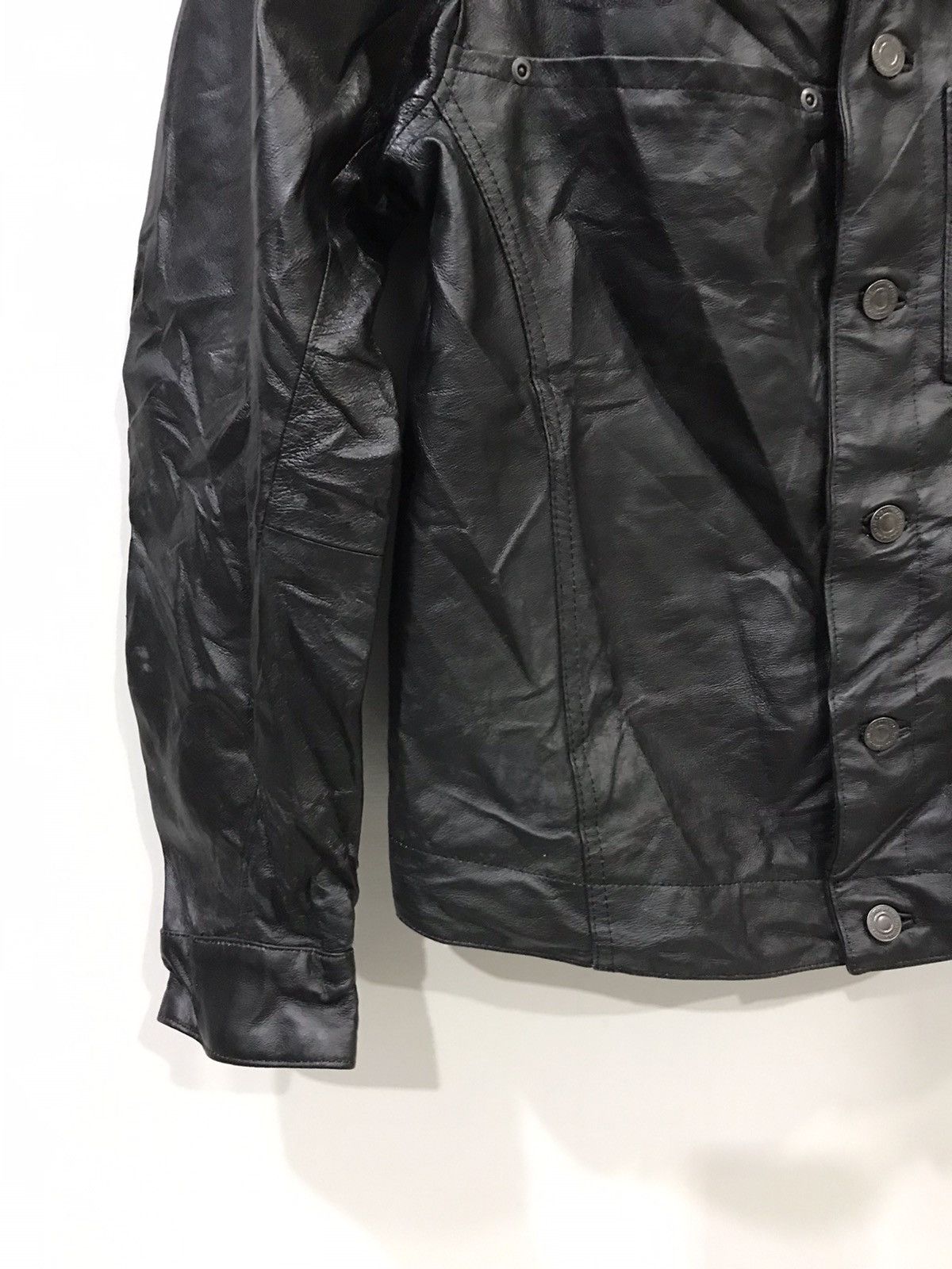 Genuine Leather Black Genuine Leather Jacket Size US M / EU 48-50 / 2 - 6 Thumbnail