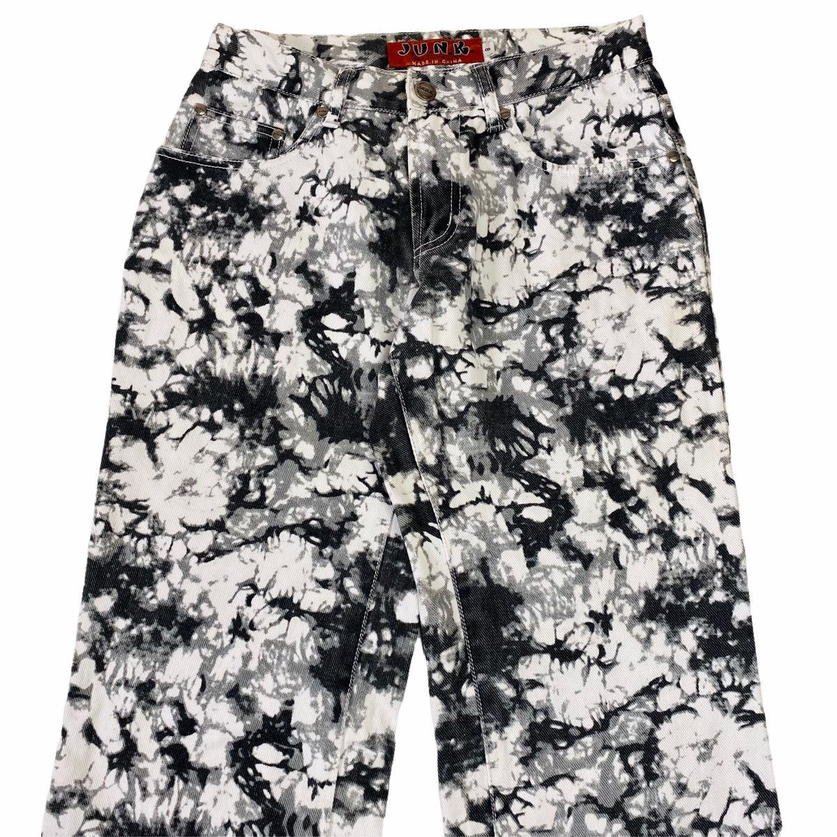 Japanese Brand ❤️‍🔥NEEDGONE❤️‍🔥1990s J.U.N.K - Venom Denim Pants Size US 28 / EU 44 - 3 Thumbnail