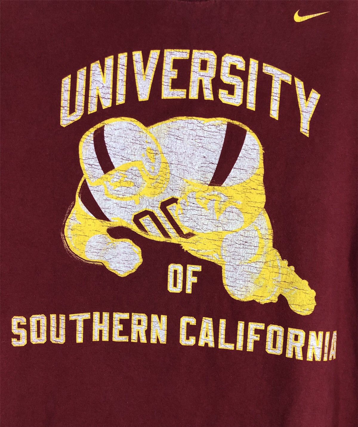 Nike × Vintage Nike University of Southern California (USC) t-shirt Size US XL / EU 56 / 4 - 4 Thumbnail