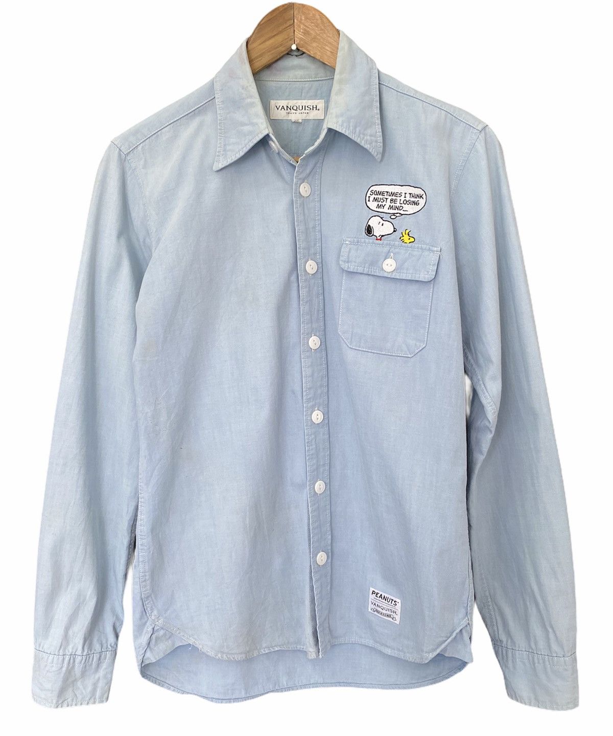 20471120 × Peanuts × Vanquish Vintage Vanquish X Peanuts Button Up Long Sleeve Shirt Size US S / EU 44-46 / 1 - 3 Thumbnail