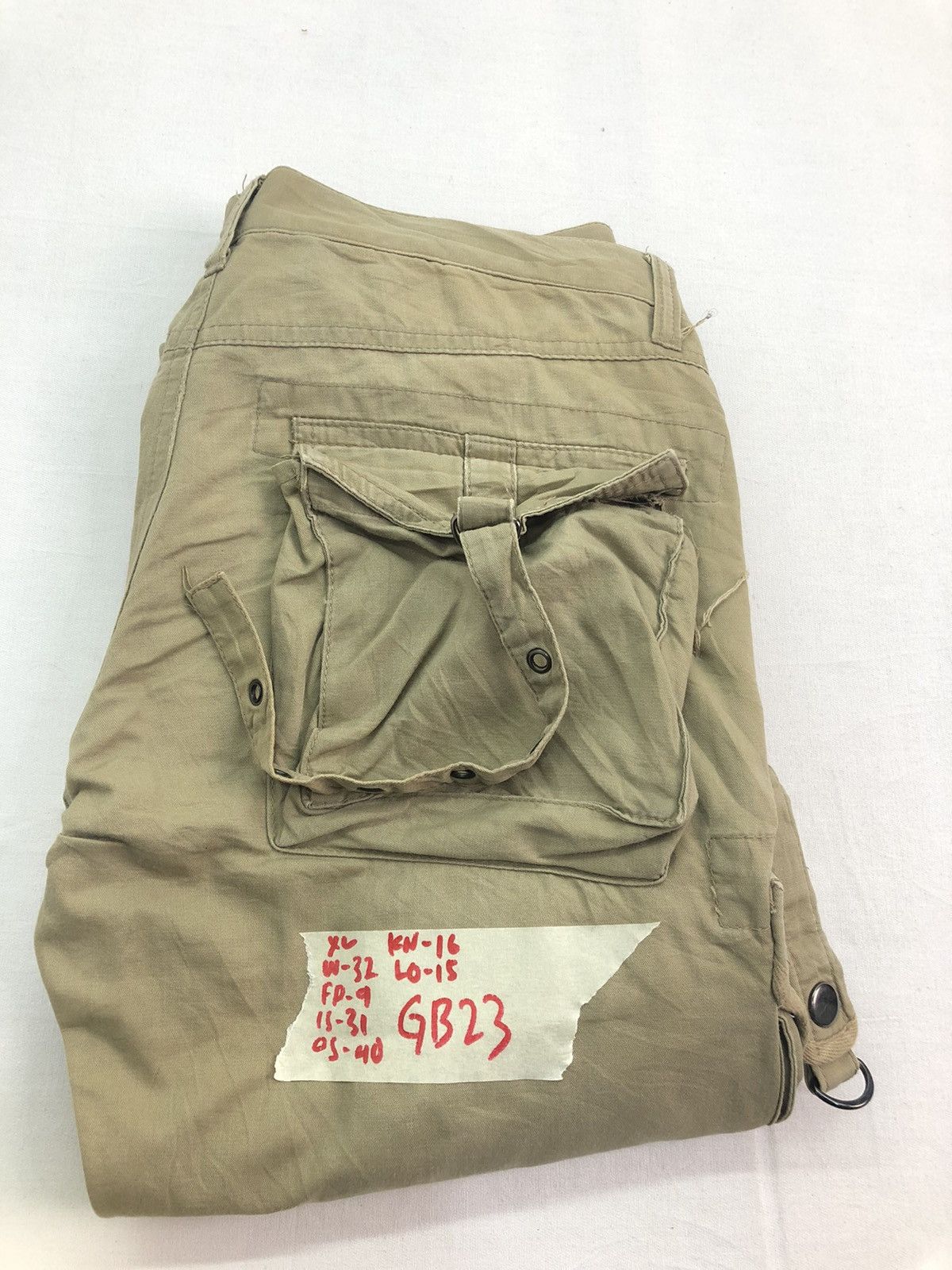 Japanese Brand 🔴 Cargo Bondage 9 Pocket Tactical Utility Workers Pants Size US 32 / EU 48 - 17 Thumbnail