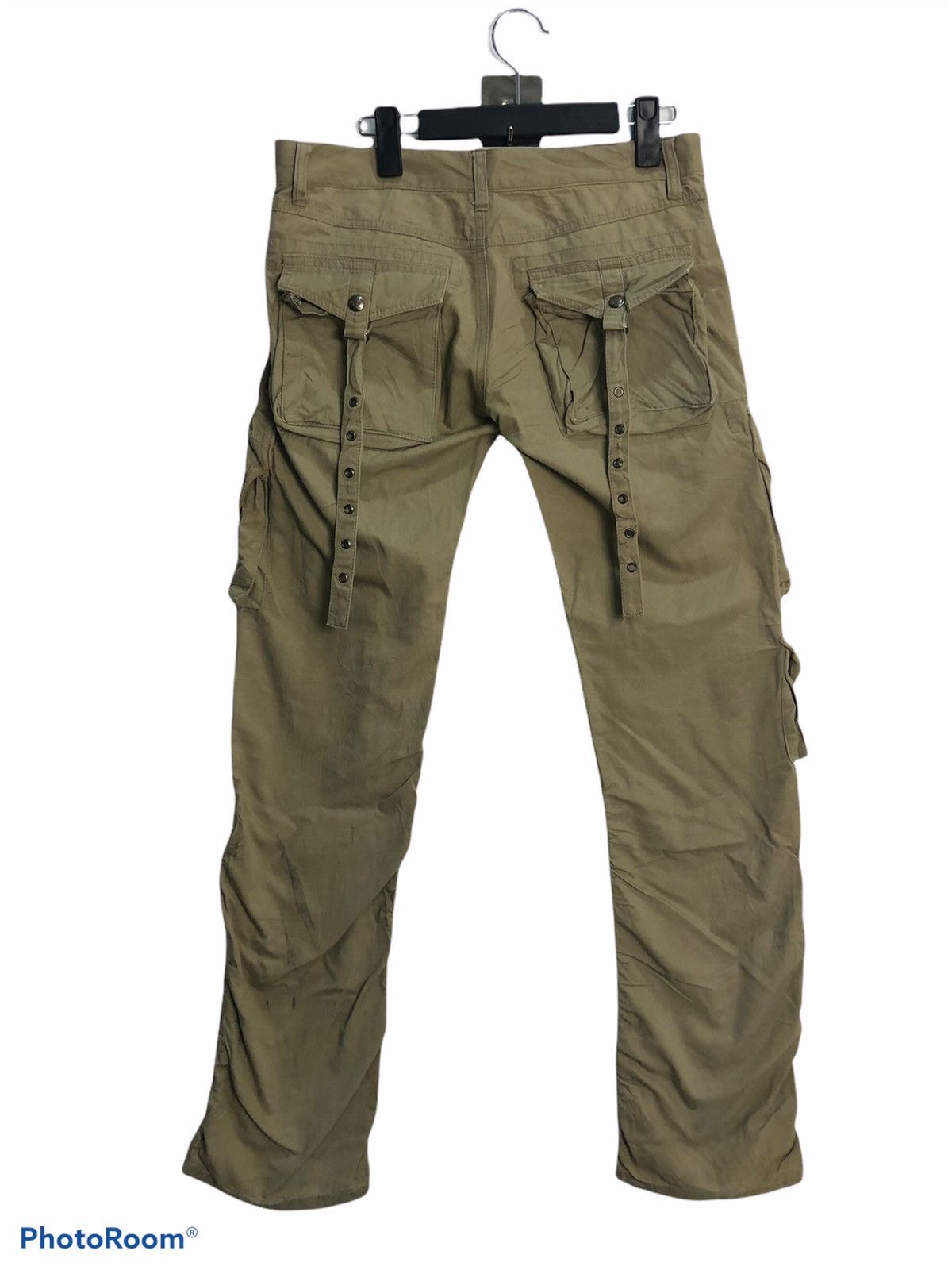 Japanese Brand 🔴 Cargo Bondage 9 Pocket Tactical Utility Workers Pants Size US 32 / EU 48 - 2 Thumbnail