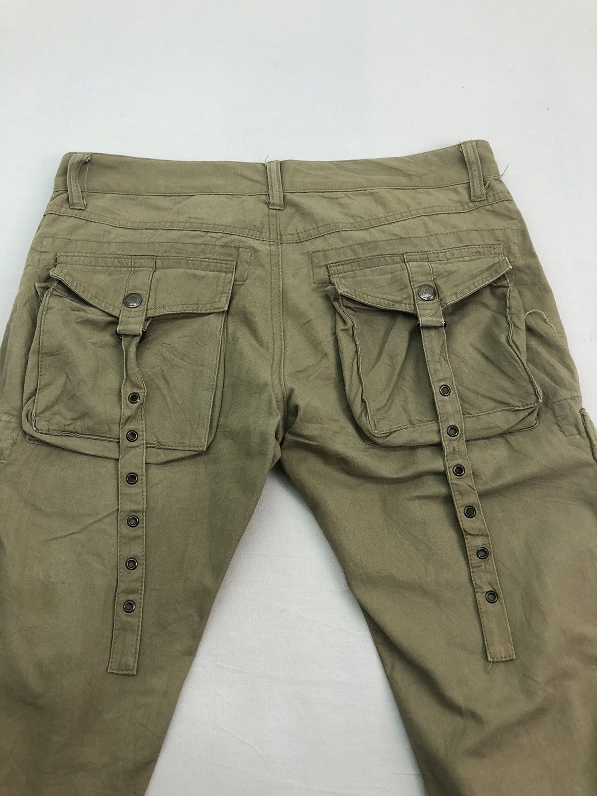 Japanese Brand 🔴 Cargo Bondage 9 Pocket Tactical Utility Workers Pants Size US 32 / EU 48 - 12 Thumbnail