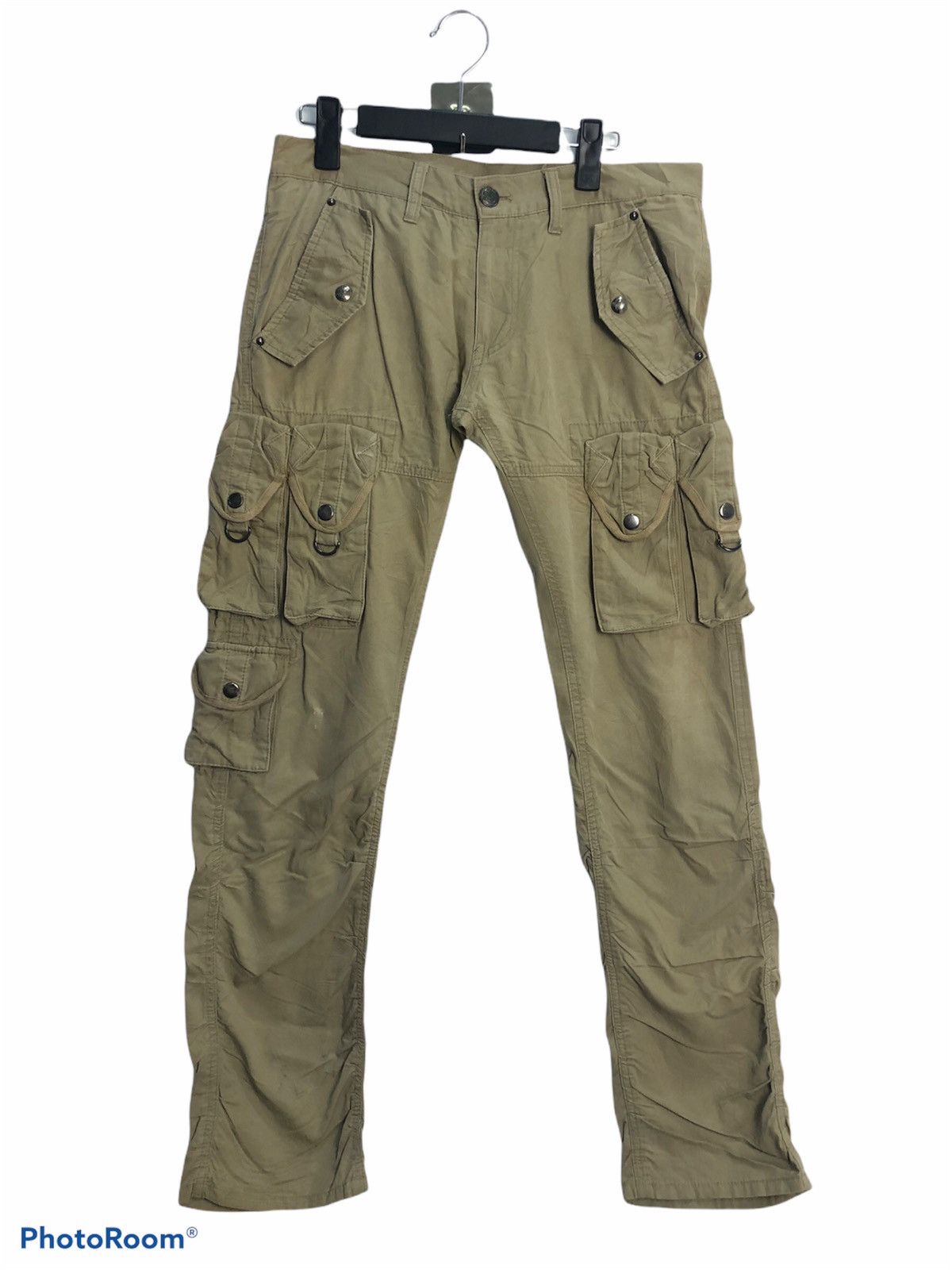Japanese Brand 🔴 Cargo Bondage 9 Pocket Tactical Utility Workers Pants Size US 32 / EU 48 - 1 Thumbnail