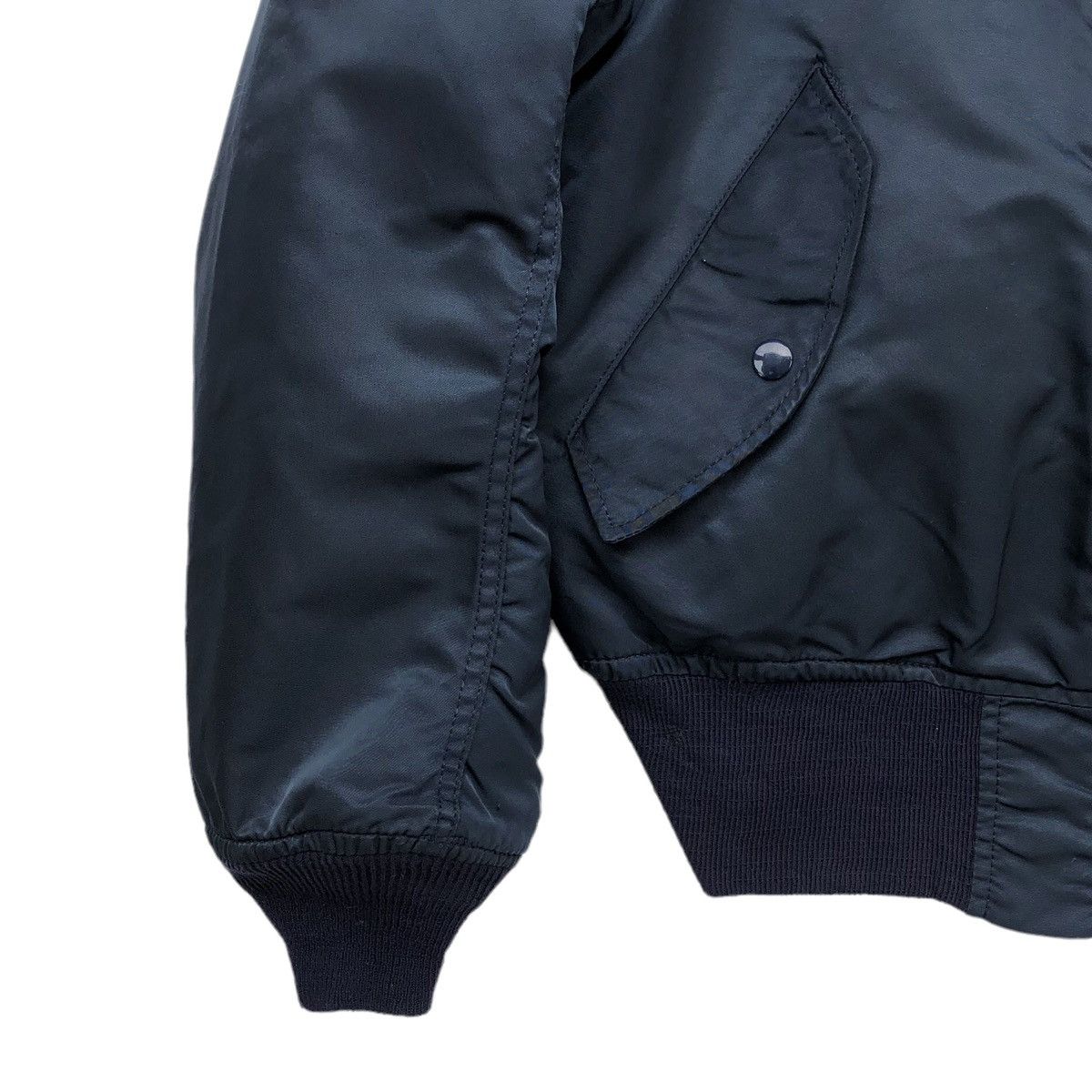 Alpha Industries Vtg Alpha MA-1 Custom Harley Davidson Patched Bomber Jacket Size US M / EU 48-50 / 2 - 11 Thumbnail
