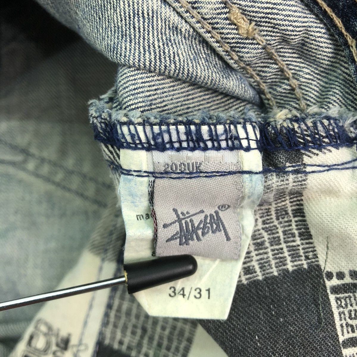 Stussy Vintage Stussy Authentic Workgear Fatigue Denim Pants Size US 34 / EU 50 - 9 Thumbnail