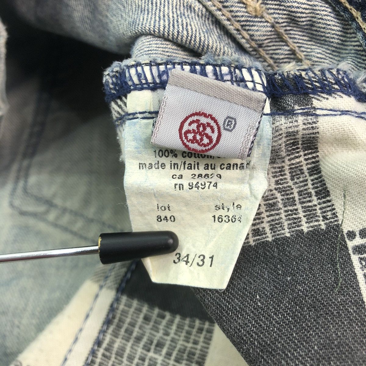 Stussy Vintage Stussy Authentic Workgear Fatigue Denim Pants Size US 34 / EU 50 - 10 Thumbnail