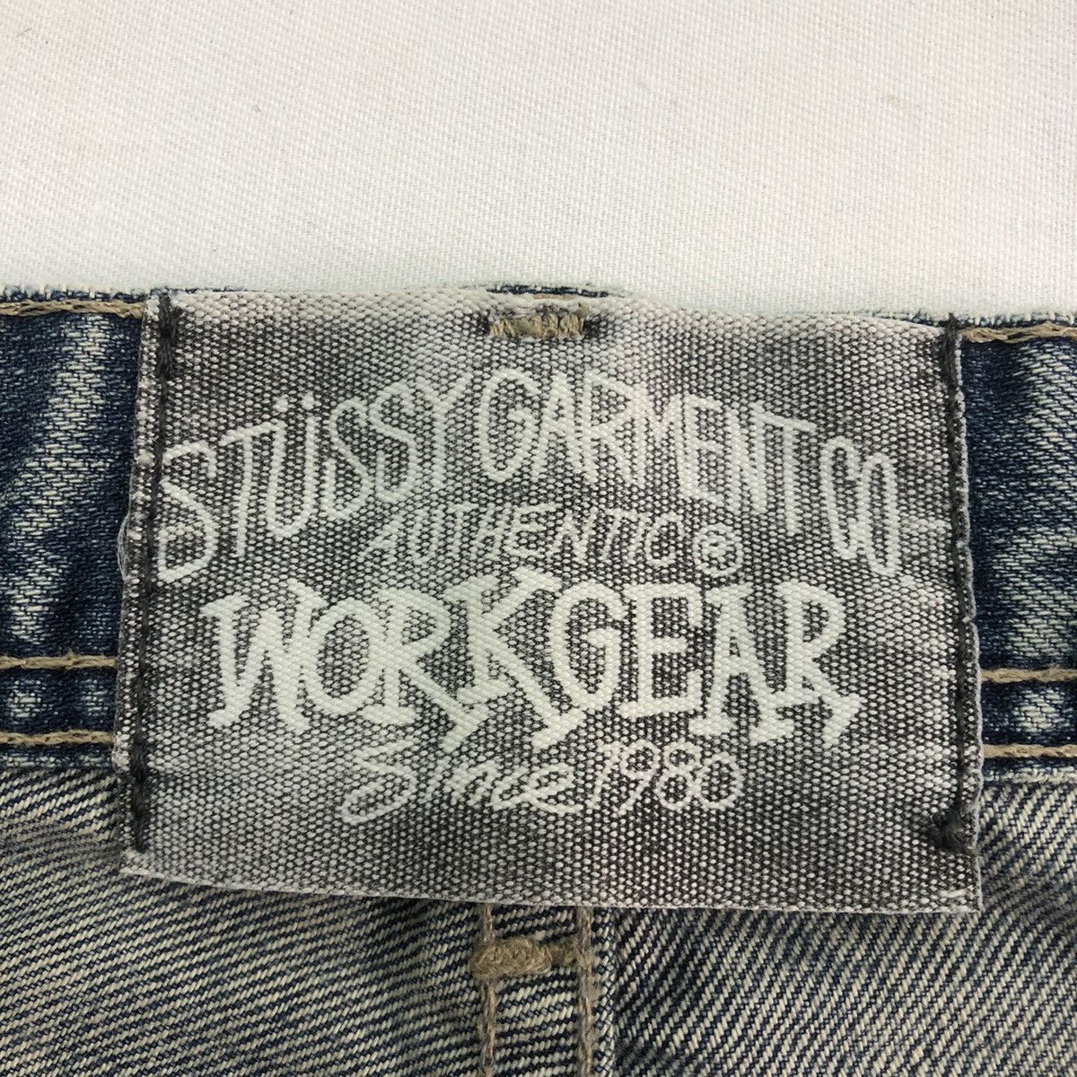 Stussy Vintage Stussy Authentic Workgear Fatigue Denim Pants Size US 34 / EU 50 - 6 Thumbnail