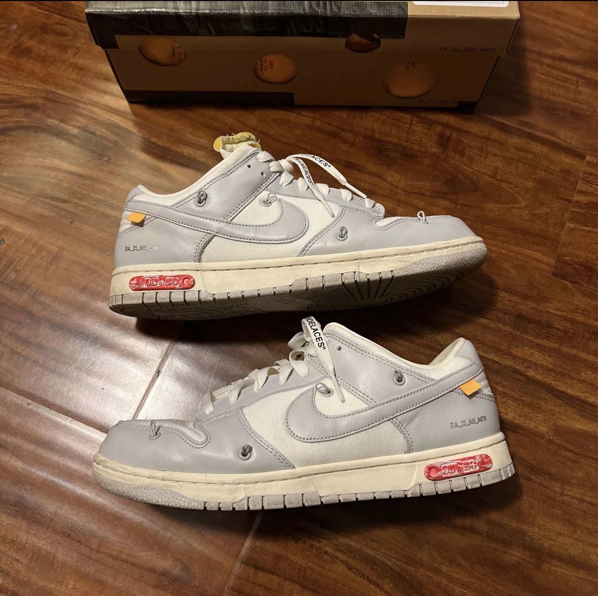 Nike × Off-White Virgil Abloh Off-White Dunk Size US 10 / EU 43 - 2 Thumbnail