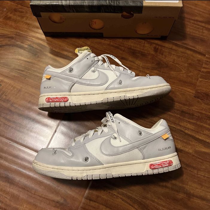 dunk low off white virgil abloh