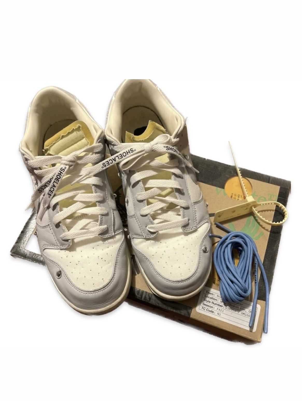 Nike × Off-White Virgil Abloh Off-White Dunk Size US 10 / EU 43 - 1 Thumbnail