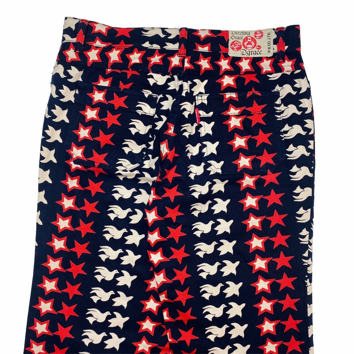 20471120 1990s Dazzling Grace - Dove & Star Denim Pants Size US 27 - 6 Thumbnail