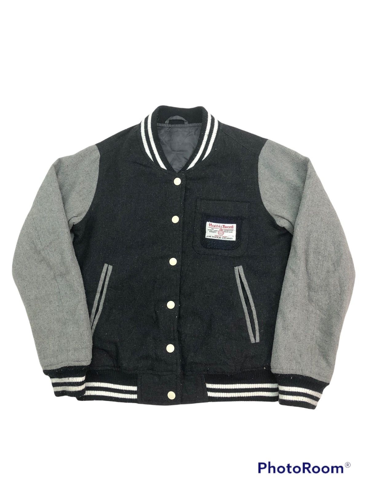 Harris Tweed Harris Tweed Kids Wool Varsity Jacket Size US XXS / EU 40 - 2 Thumbnail