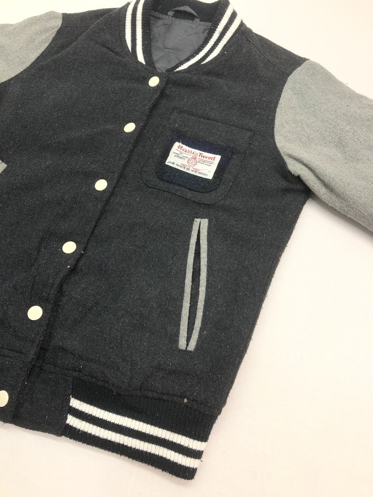 Harris Tweed Harris Tweed Kids Wool Varsity Jacket Size US XXS / EU 40 - 5 Thumbnail