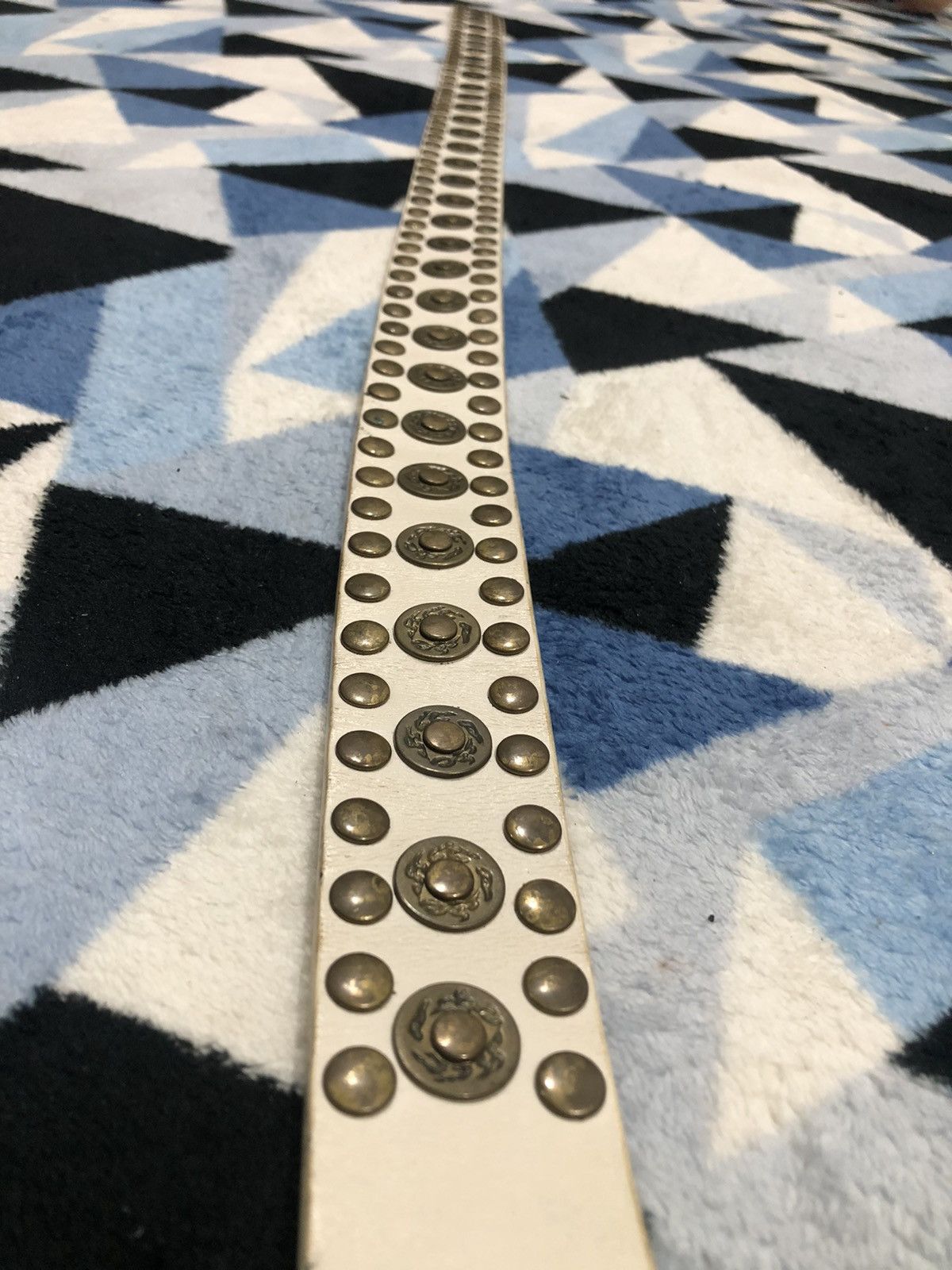 Other × Vintage Metel Button Head, Pattern Belt, Leisure Belt Size ONE SIZE - 6 Thumbnail