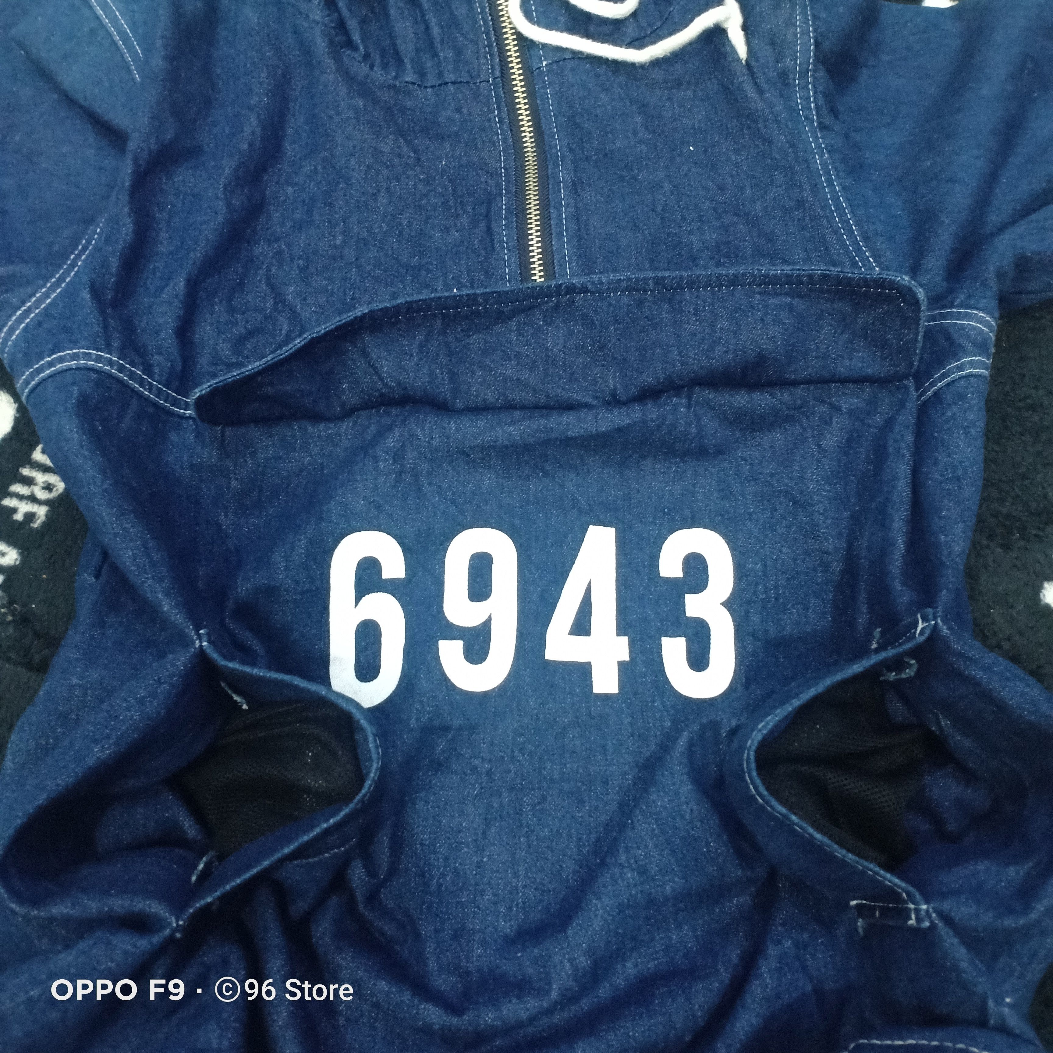 Japanese Brand Japanese Under Air Denim Hoodie multipocket Hoodie Size US L / EU 52-54 / 3 - 13 Thumbnail