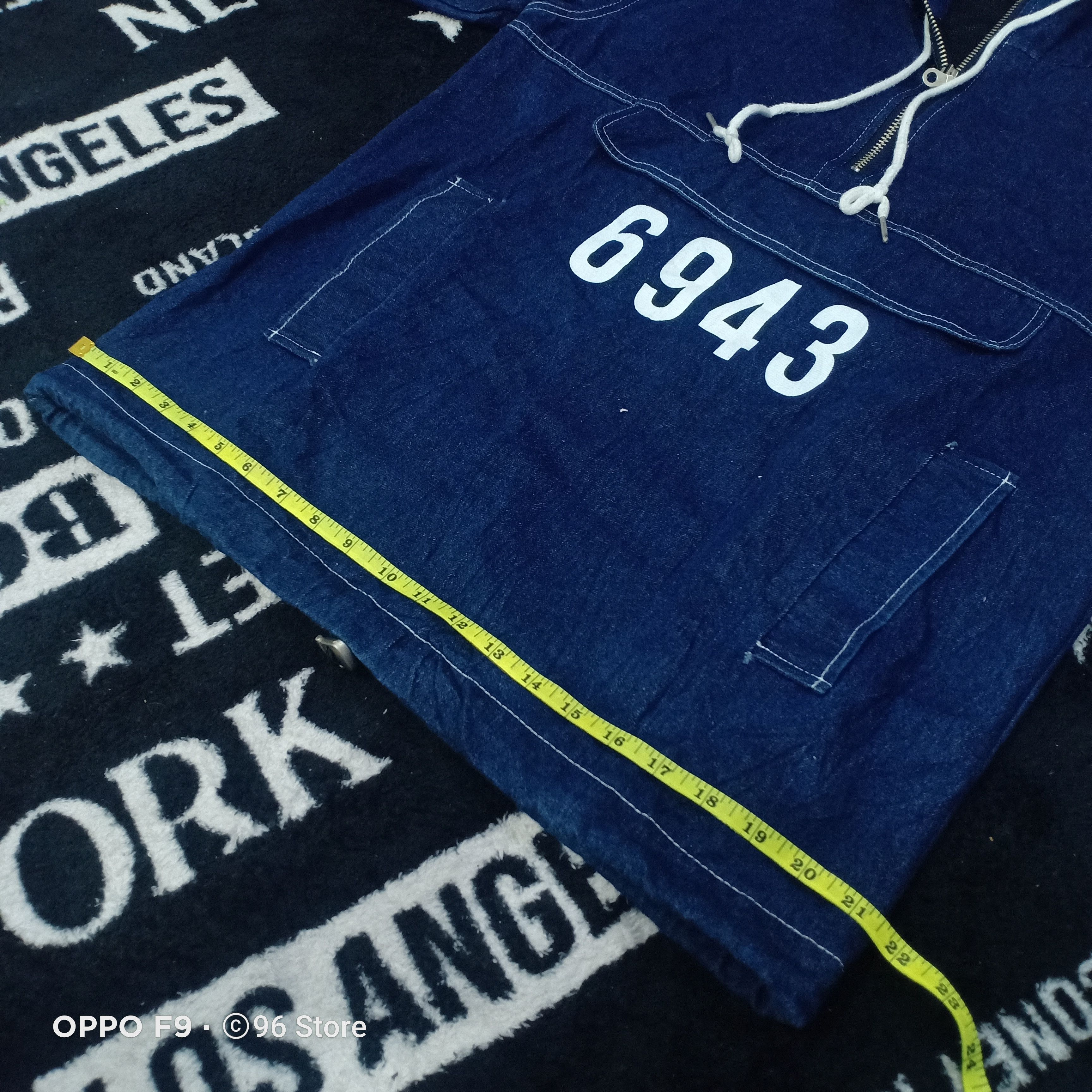 Japanese Brand Japanese Under Air Denim Hoodie multipocket Hoodie Size US L / EU 52-54 / 3 - 6 Thumbnail