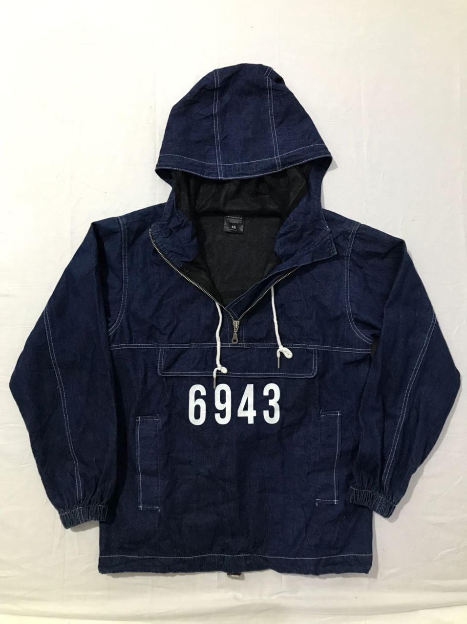 Japanese Brand Japanese Under Air Denim Hoodie multipocket Hoodie Size US L / EU 52-54 / 3 - 2 Thumbnail