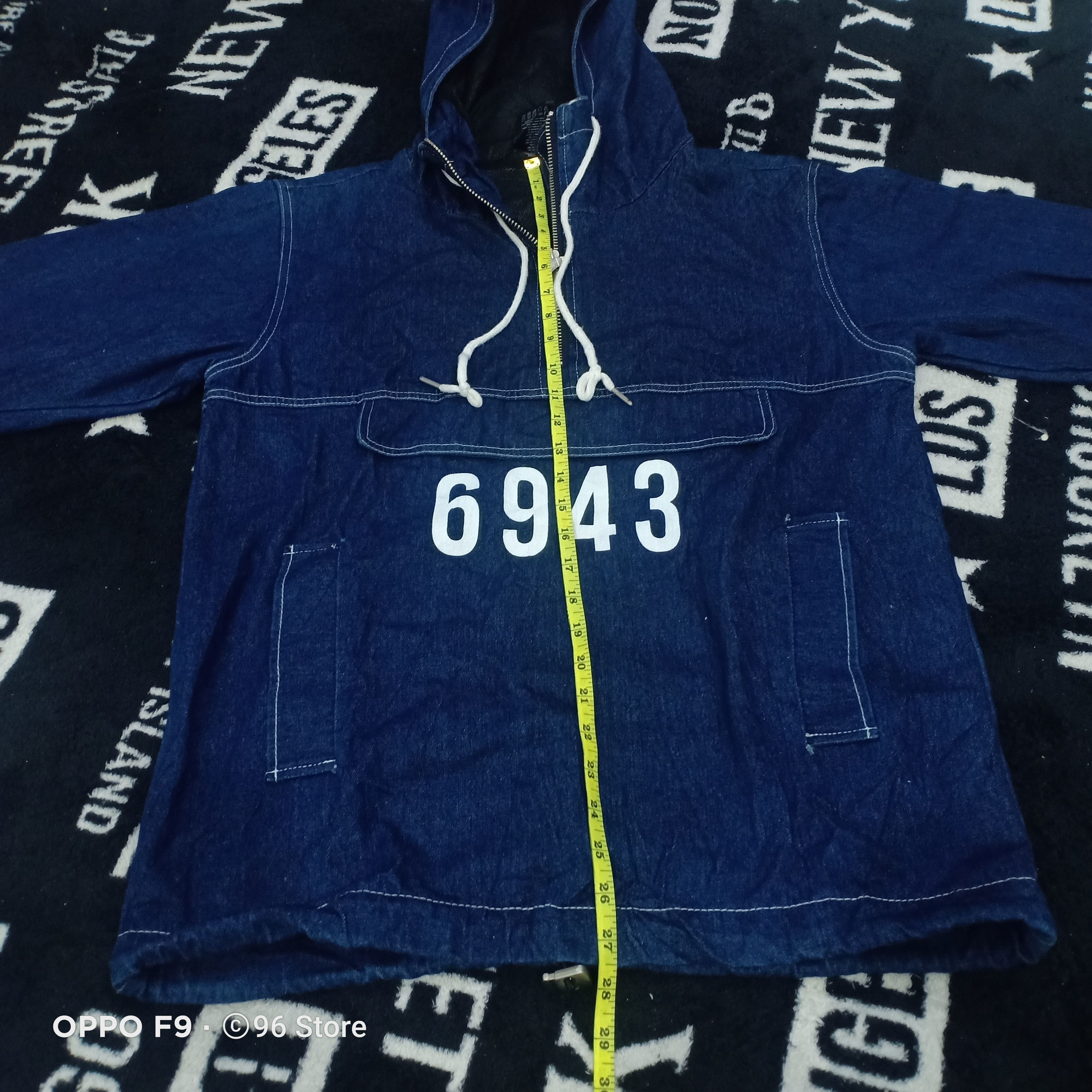 Japanese Brand Japanese Under Air Denim Hoodie multipocket Hoodie Size US L / EU 52-54 / 3 - 5 Thumbnail