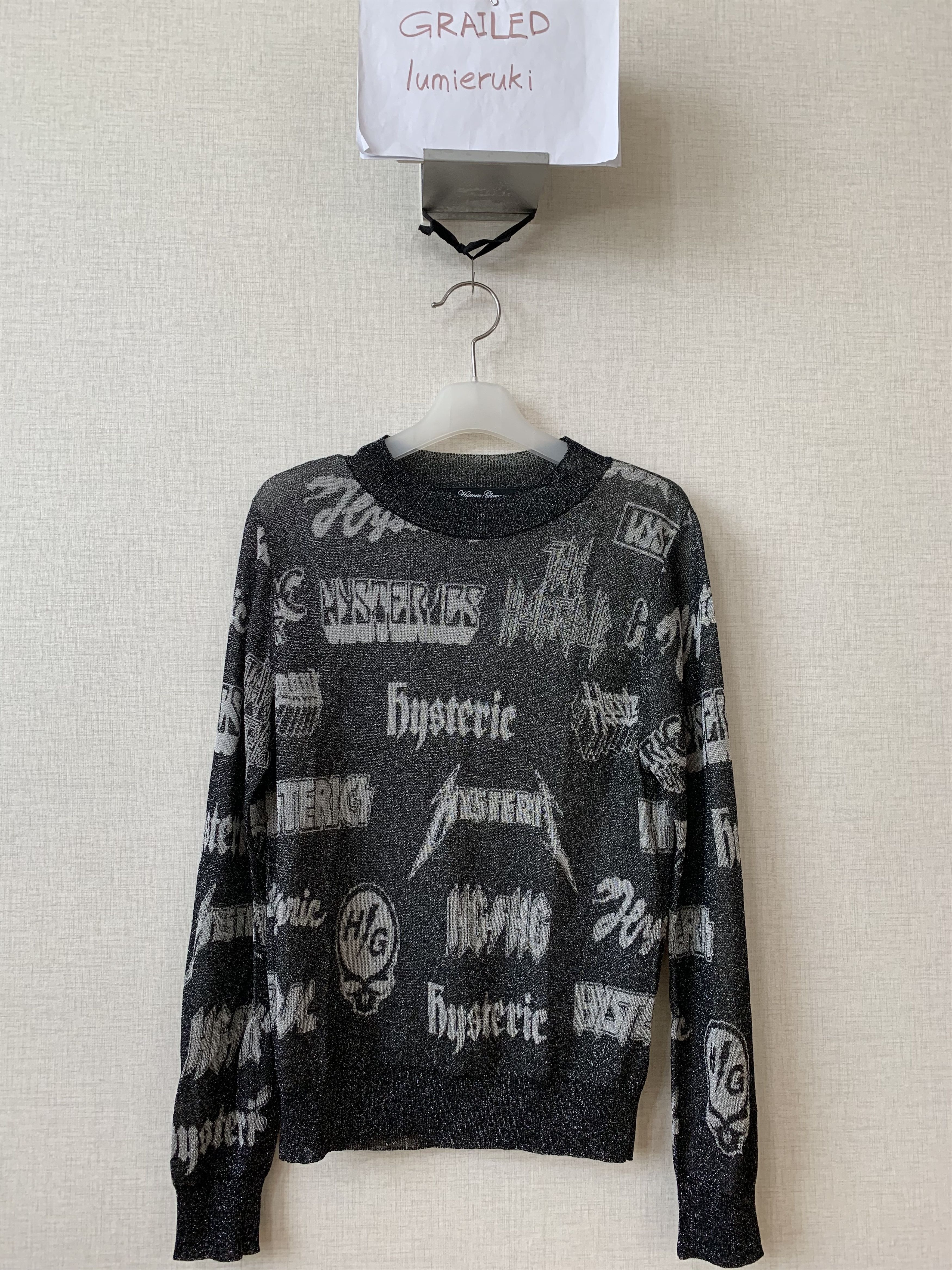 Hysteric Glamour Multi Logo Printed Knit Size S / US 4 / IT 40 - 2 Thumbnail