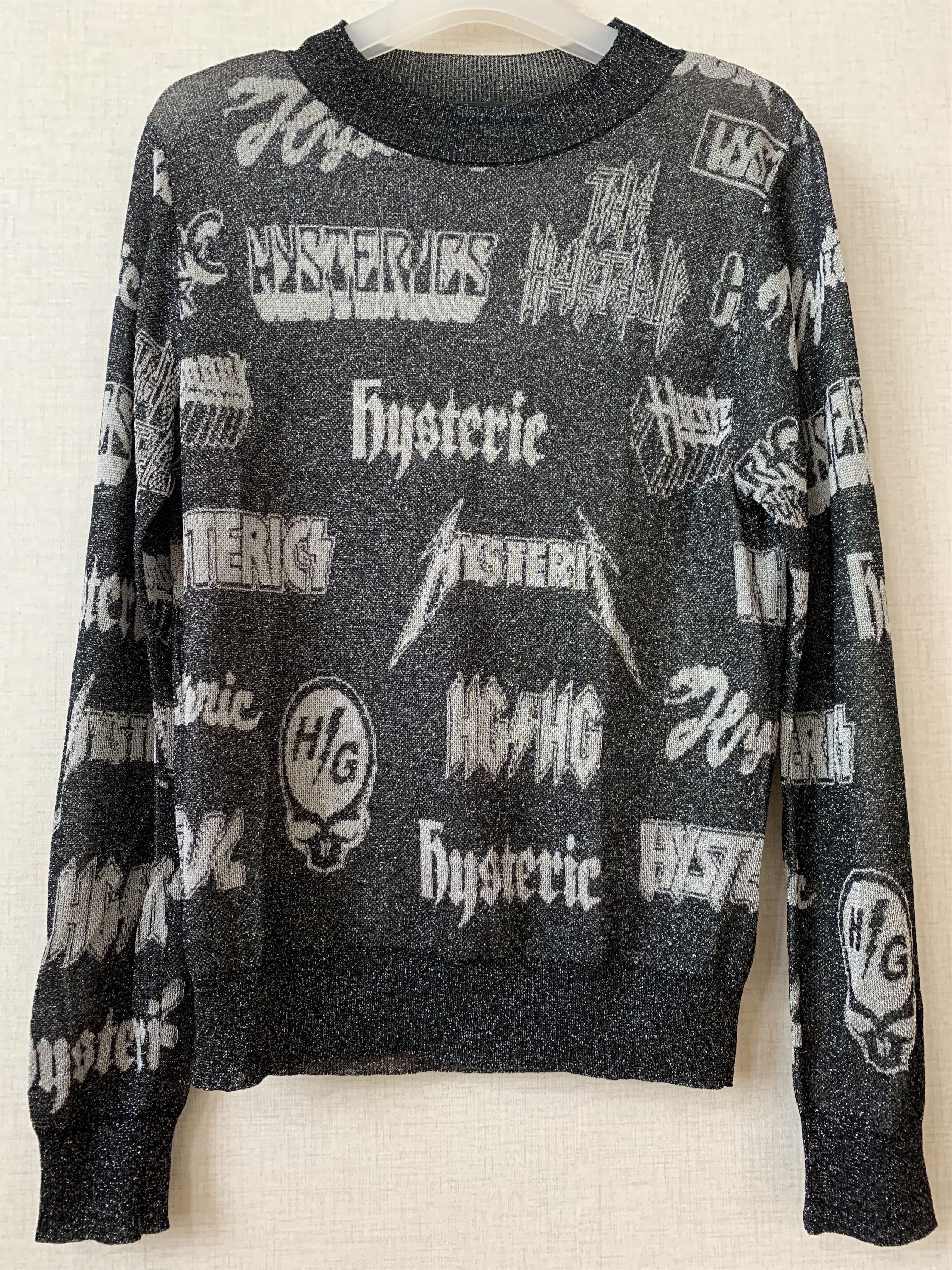 Hysteric Glamour Multi Logo Printed Knit Size S / US 4 / IT 40 - 1 Thumbnail