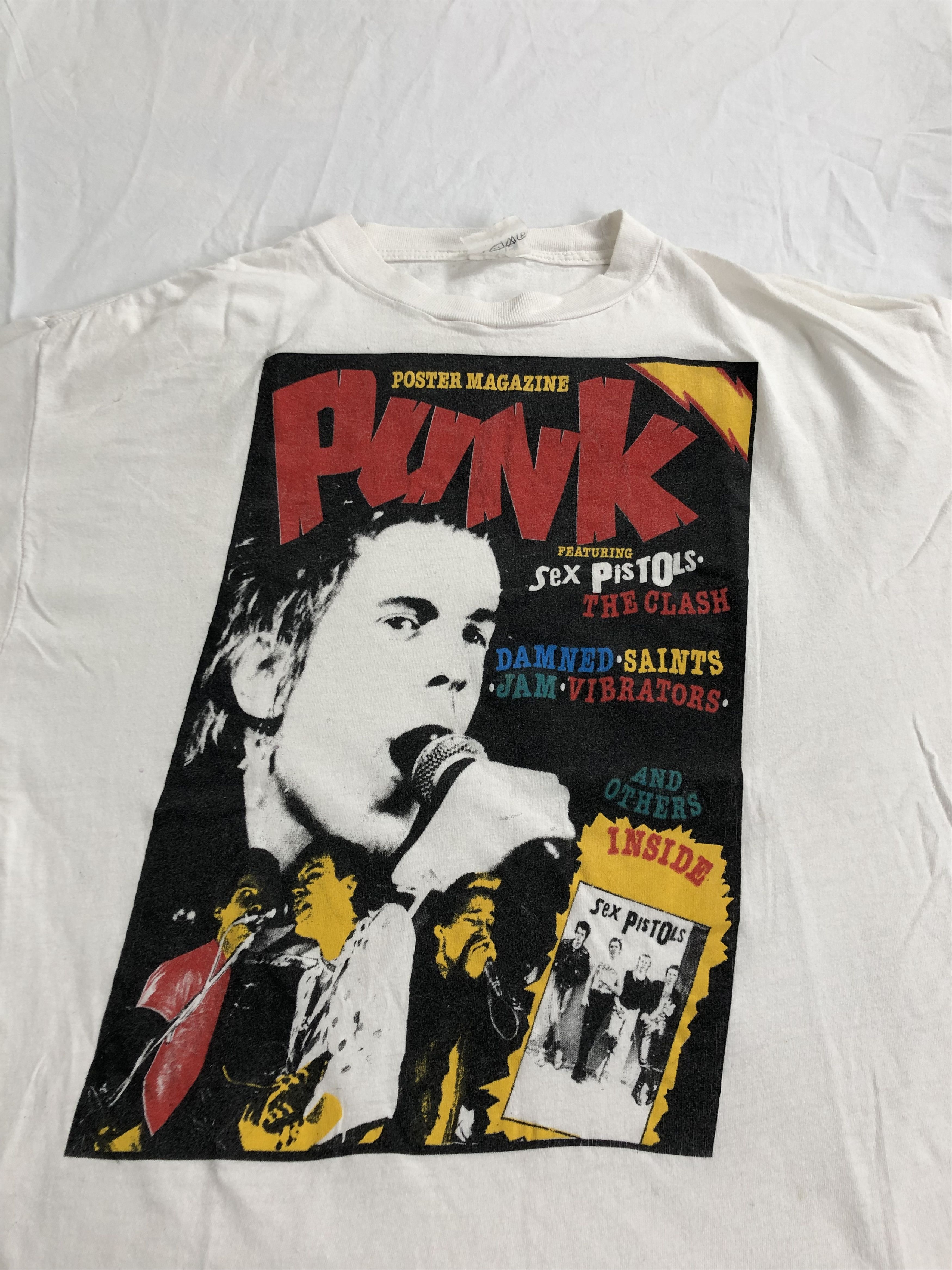 Band Tees Vintage 90s Sex Pistols Johnny Rotten (Vivienne Westwood) Size US L / EU 52-54 / 3 - 2 Thumbnail