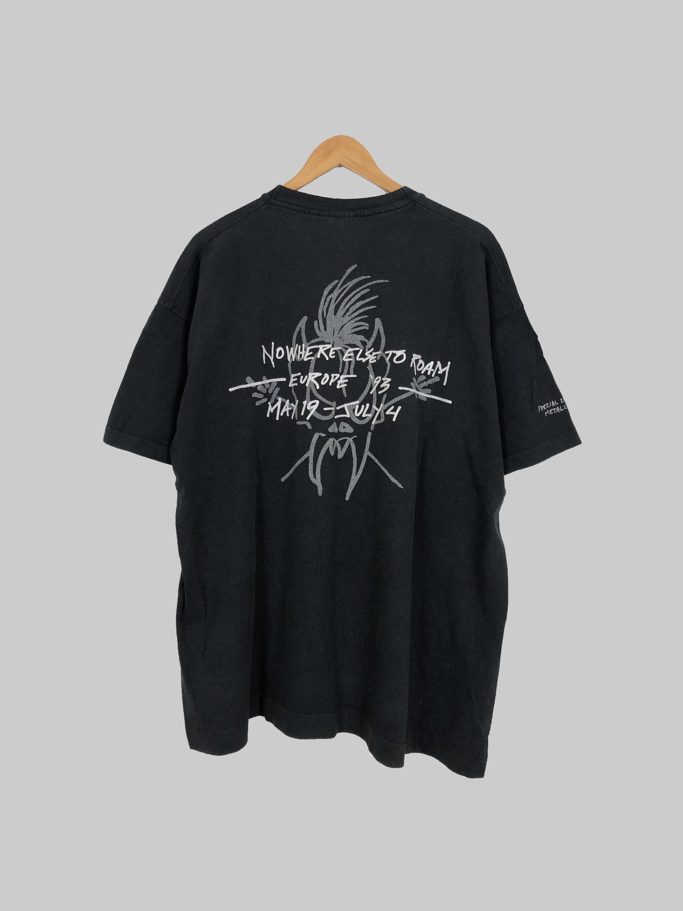Band Tees Vintage 1993 Metallica Metalli’Fuckin’Ca (Black Sabbath) Size US XL / EU 56 / 4 - 2 Thumbnail