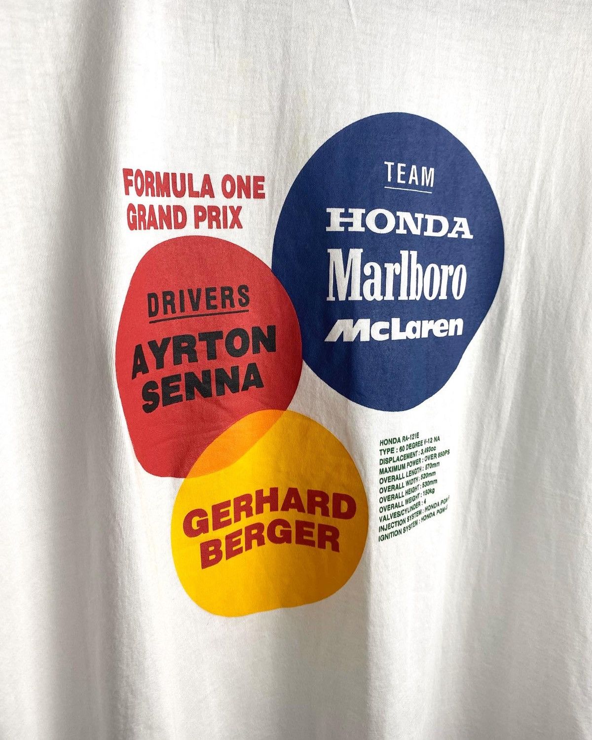 Honda 90s Honda Marlboro McLaren F1 Team Tee Size US M / EU 48-50 / 2 - 3 Thumbnail