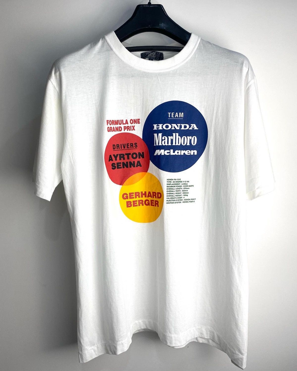 Honda × Marlboro × Racing 90s Honda Marlboro McLaren F1 Team Tee 