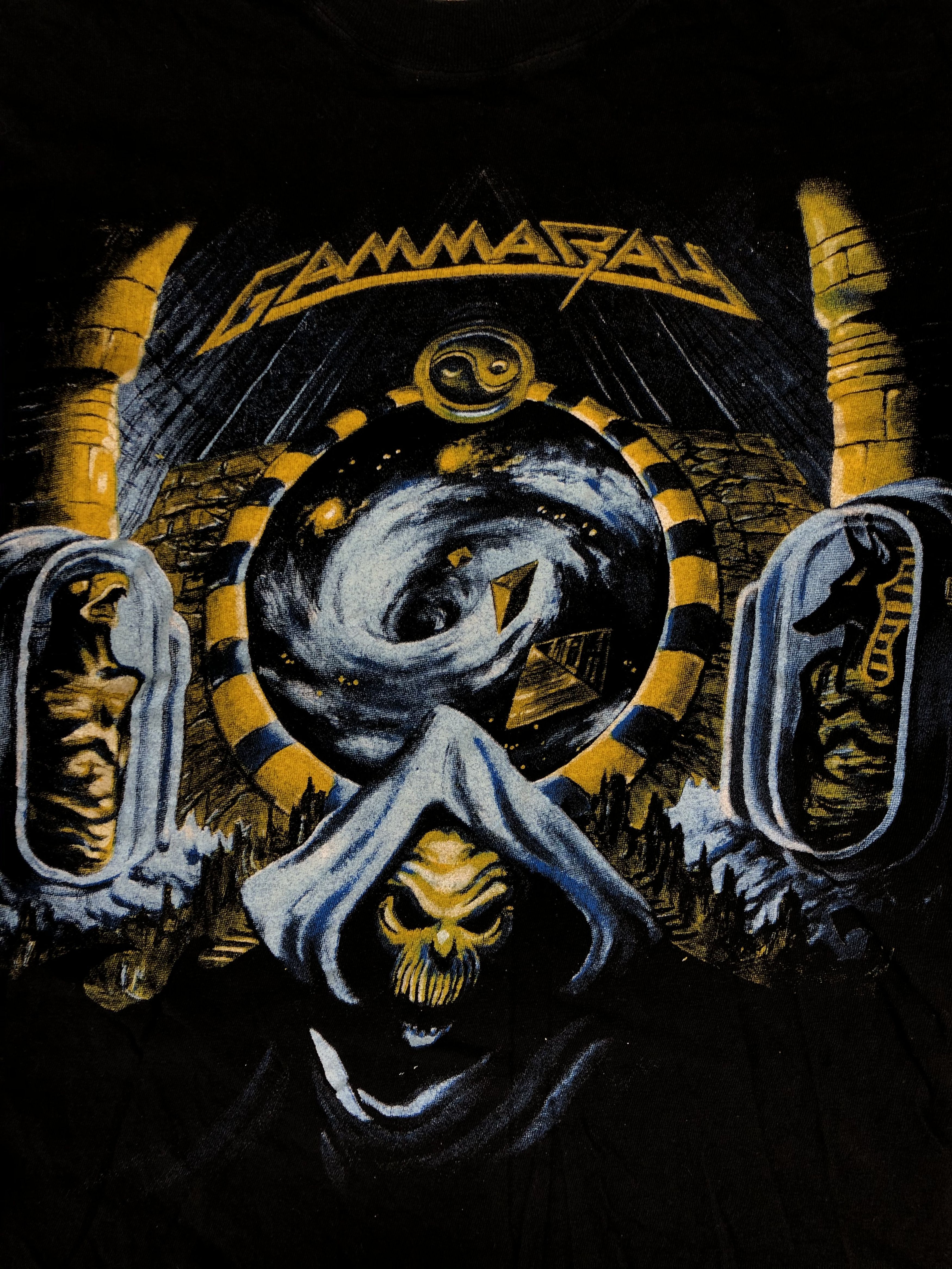 Band Tees Vintage 90s Gamma Ray (Blind Guardian Iron Maiden) Size US L / EU 52-54 / 3 - 5 Thumbnail