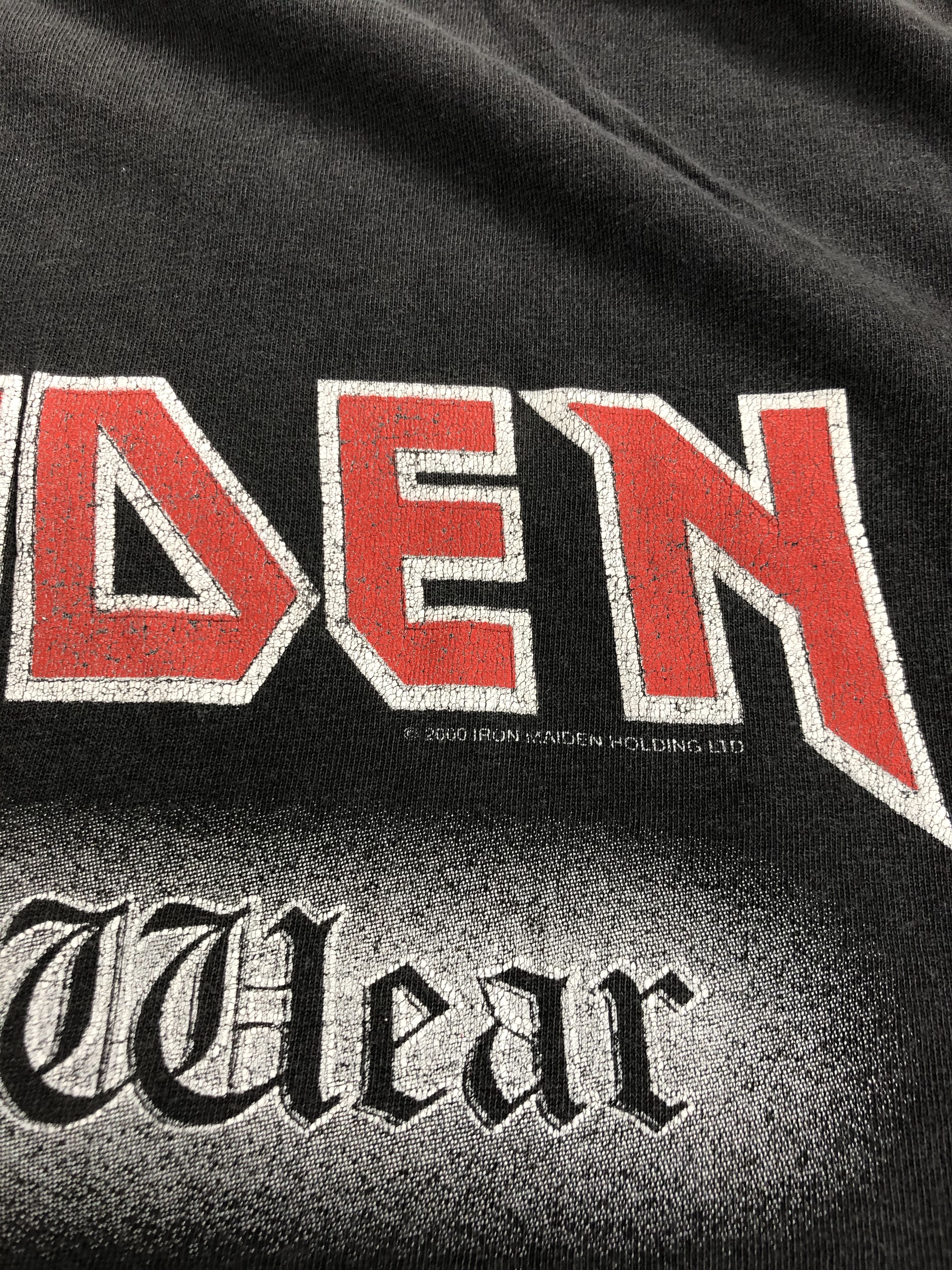 Band Tees Vintage 1982 2000 Iron Maiden (Judas Priest Black Sabbath) Size US XL / EU 56 / 4 - 10 Thumbnail