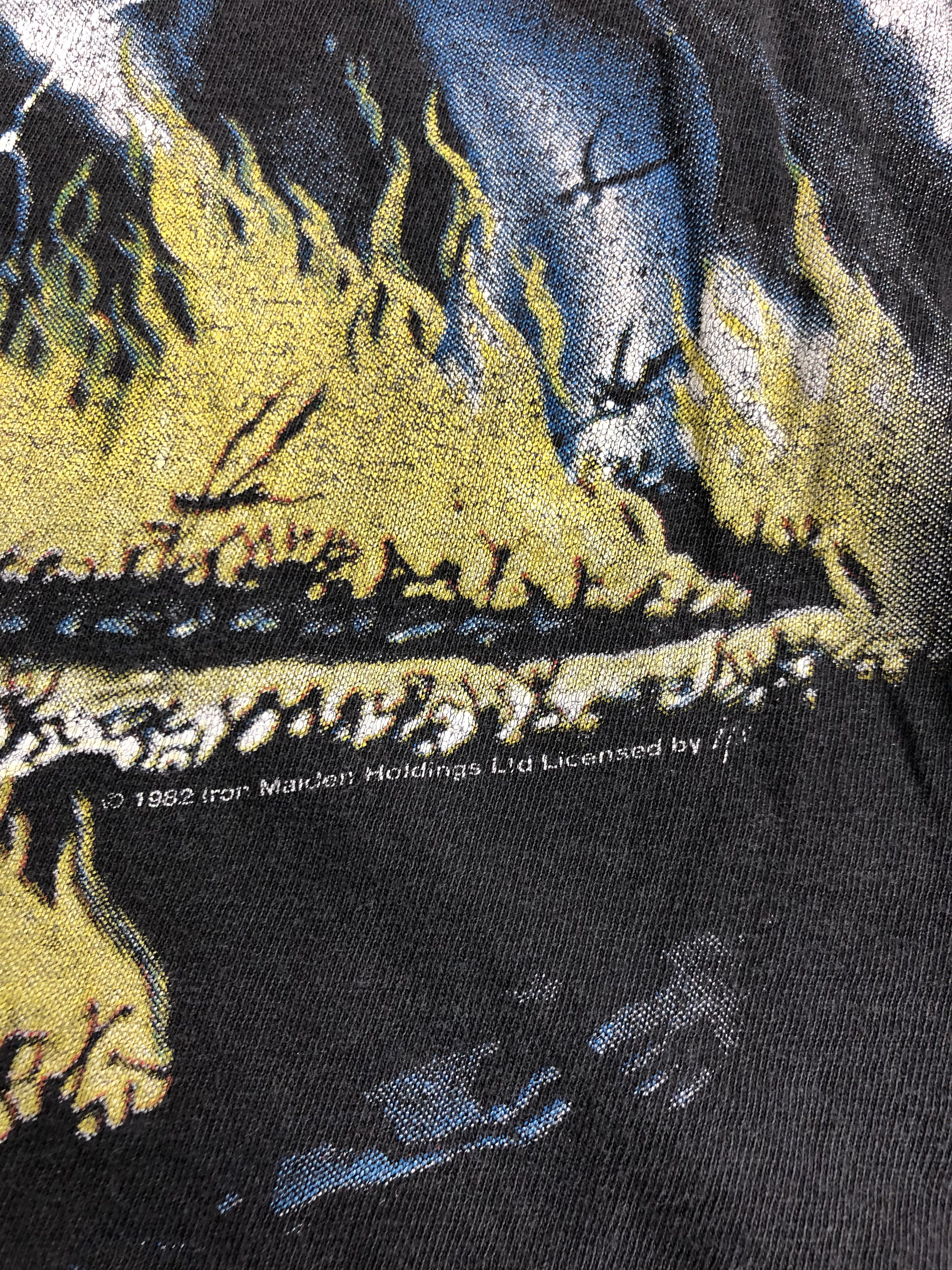 Band Tees Vintage 1982 2000 Iron Maiden (Judas Priest Black Sabbath) Size US XL / EU 56 / 4 - 6 Thumbnail