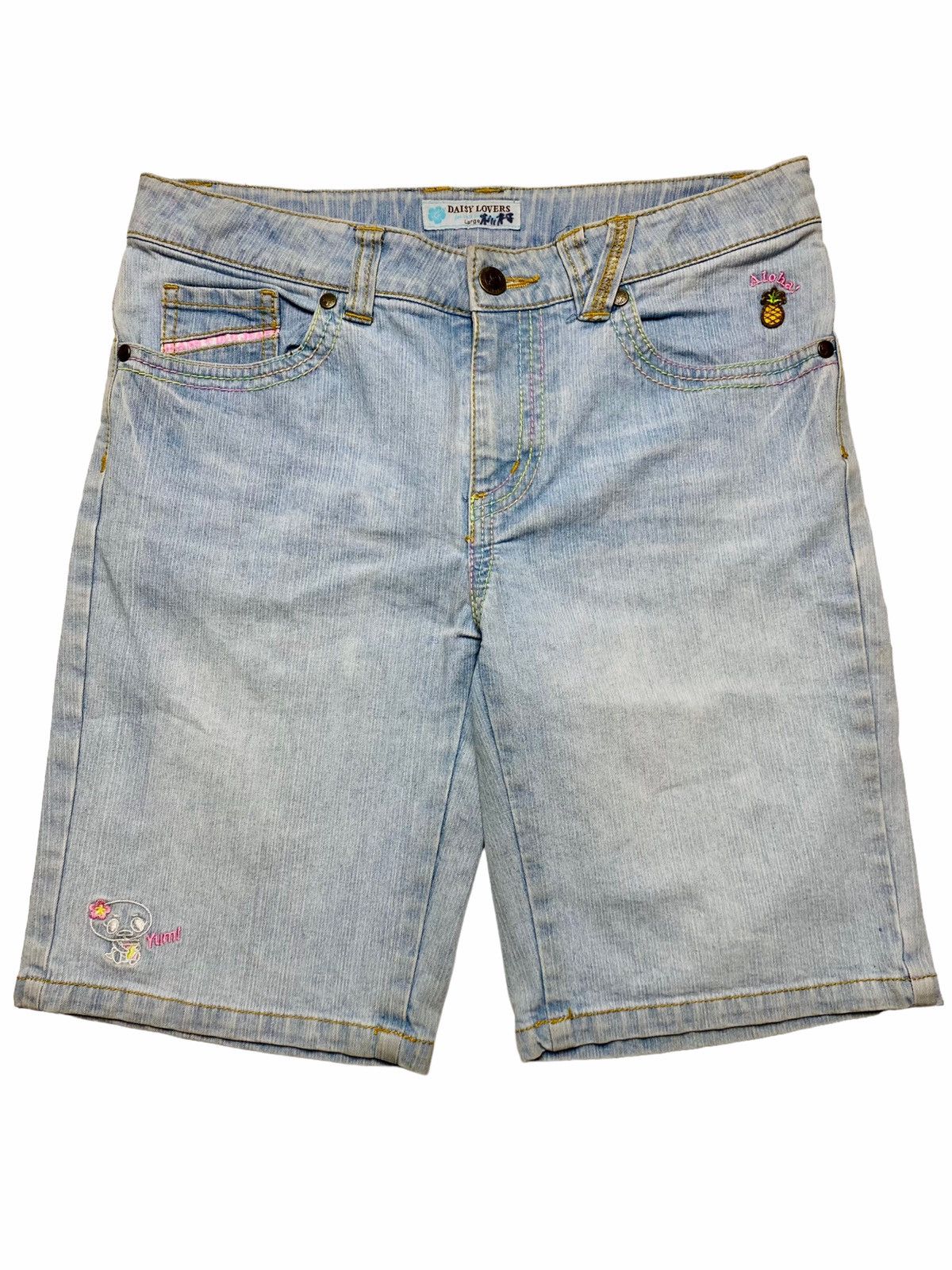 Hysteric Glamour × Japanese Brand 1990s Daisy Lovers - Short Denim Pants Size US 28 / EU 44 - 2 Thumbnail