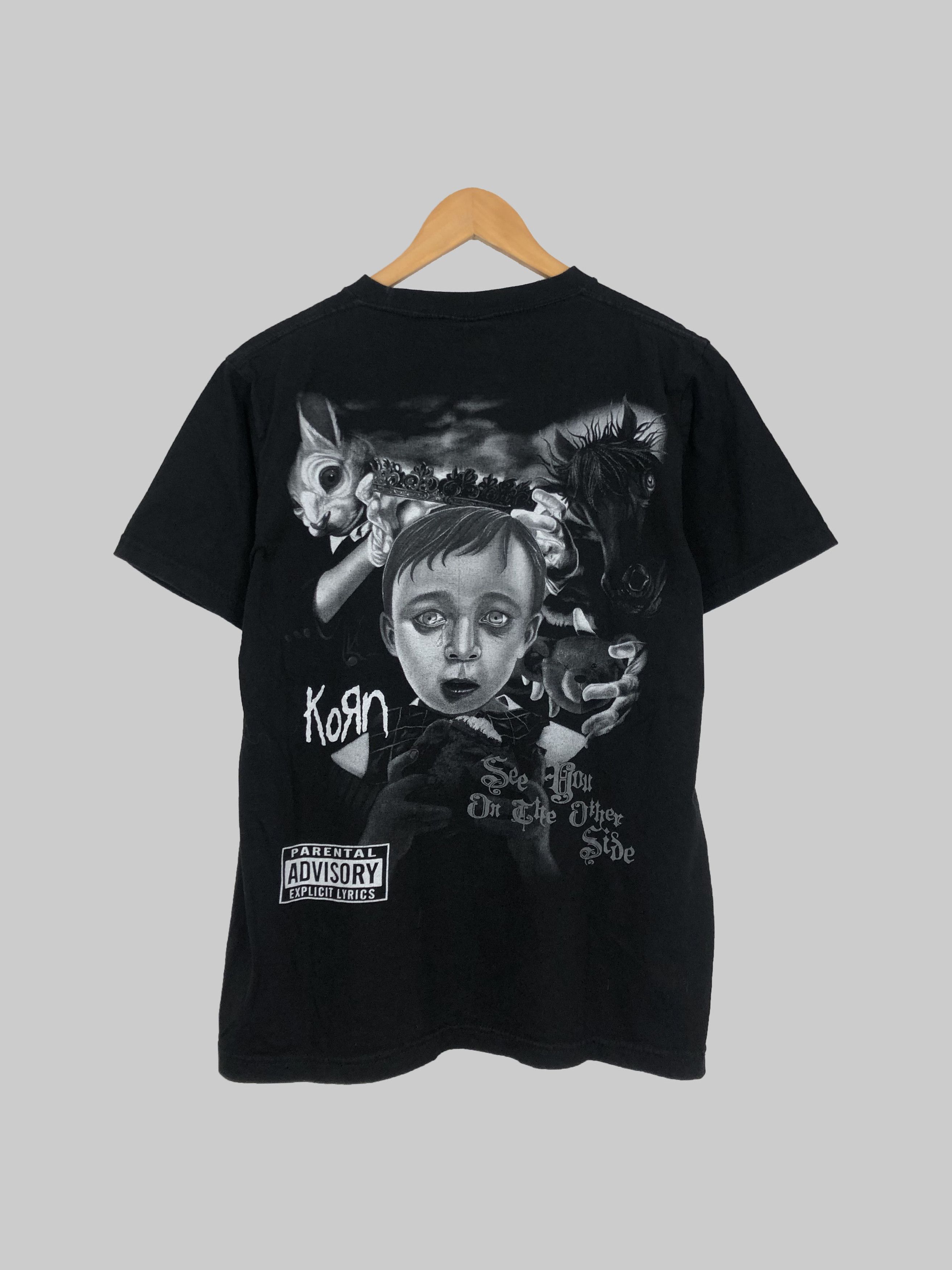 Band Tees Vintage 2005 Korn (Stone Sour Marilyn Manson Limp Bizkit) Size US S / EU 44-46 / 1 - 2 Thumbnail