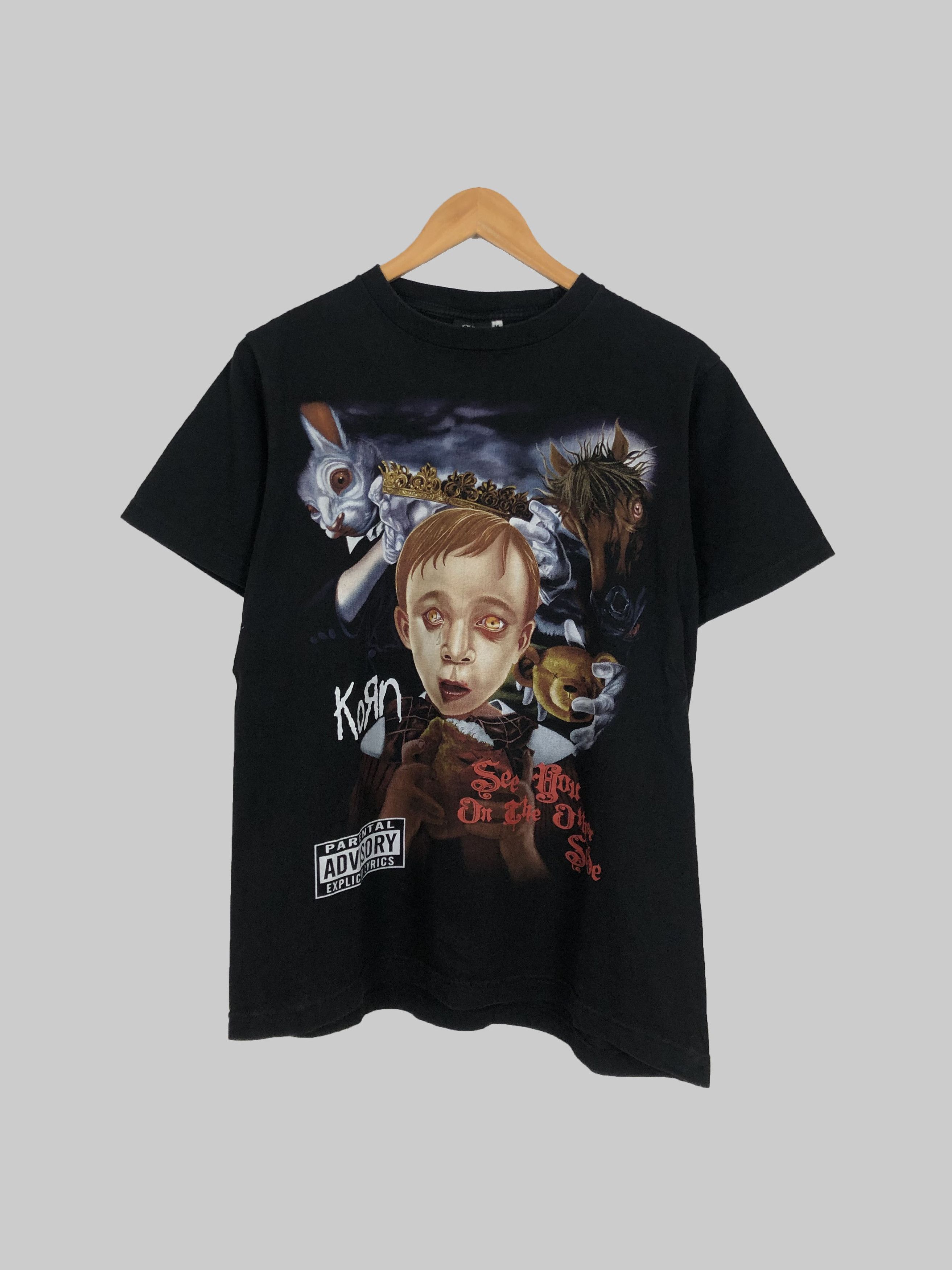 Band Tees Vintage 2005 Korn (Stone Sour Marilyn Manson Limp Bizkit) Size US S / EU 44-46 / 1 - 1 Thumbnail