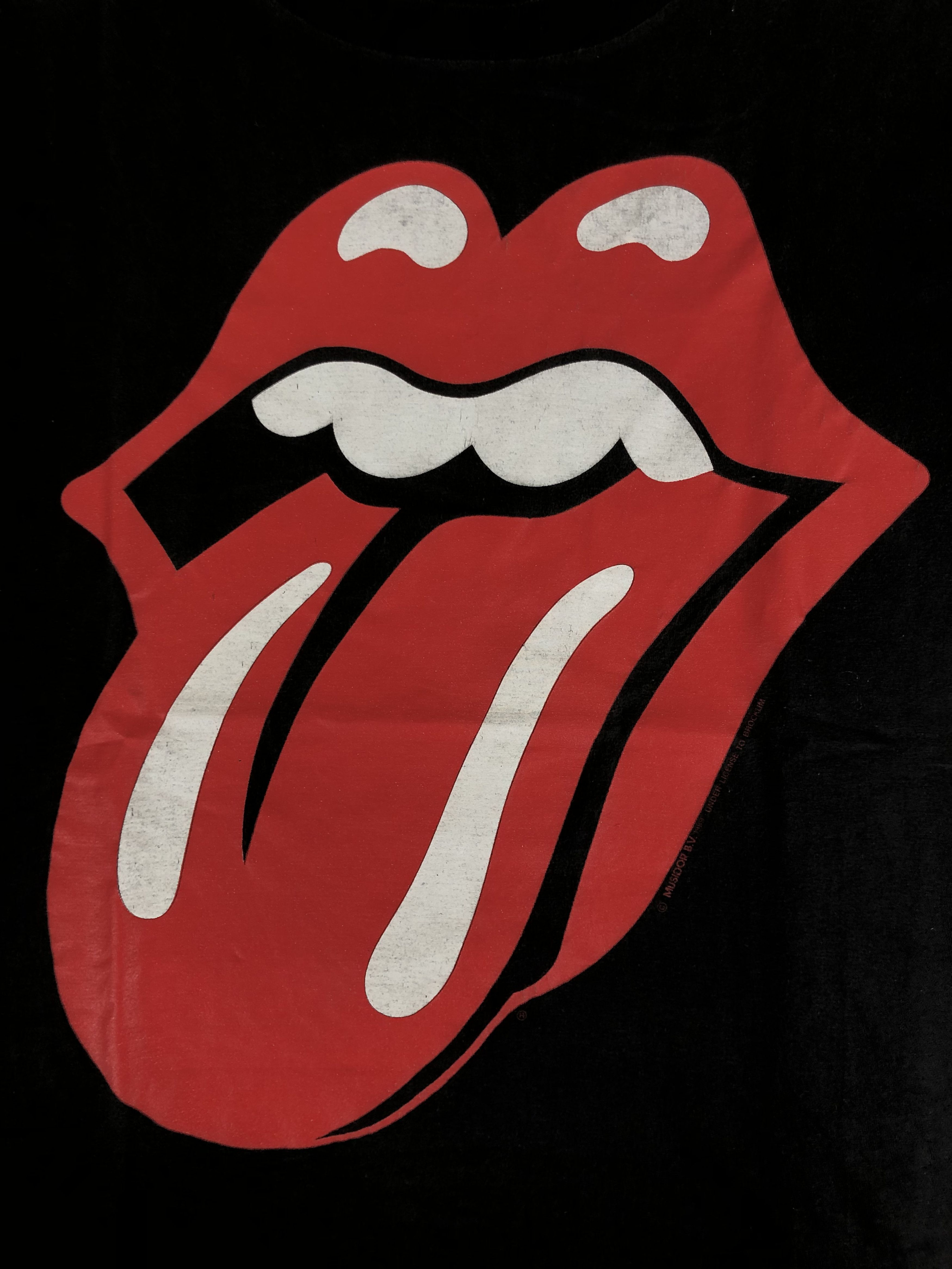 Band Tees Vintage 1990 Rolling Stones (Led Zeppelin Pink Floyd AC/DC) Size US L / EU 52-54 / 3 - 6 Thumbnail