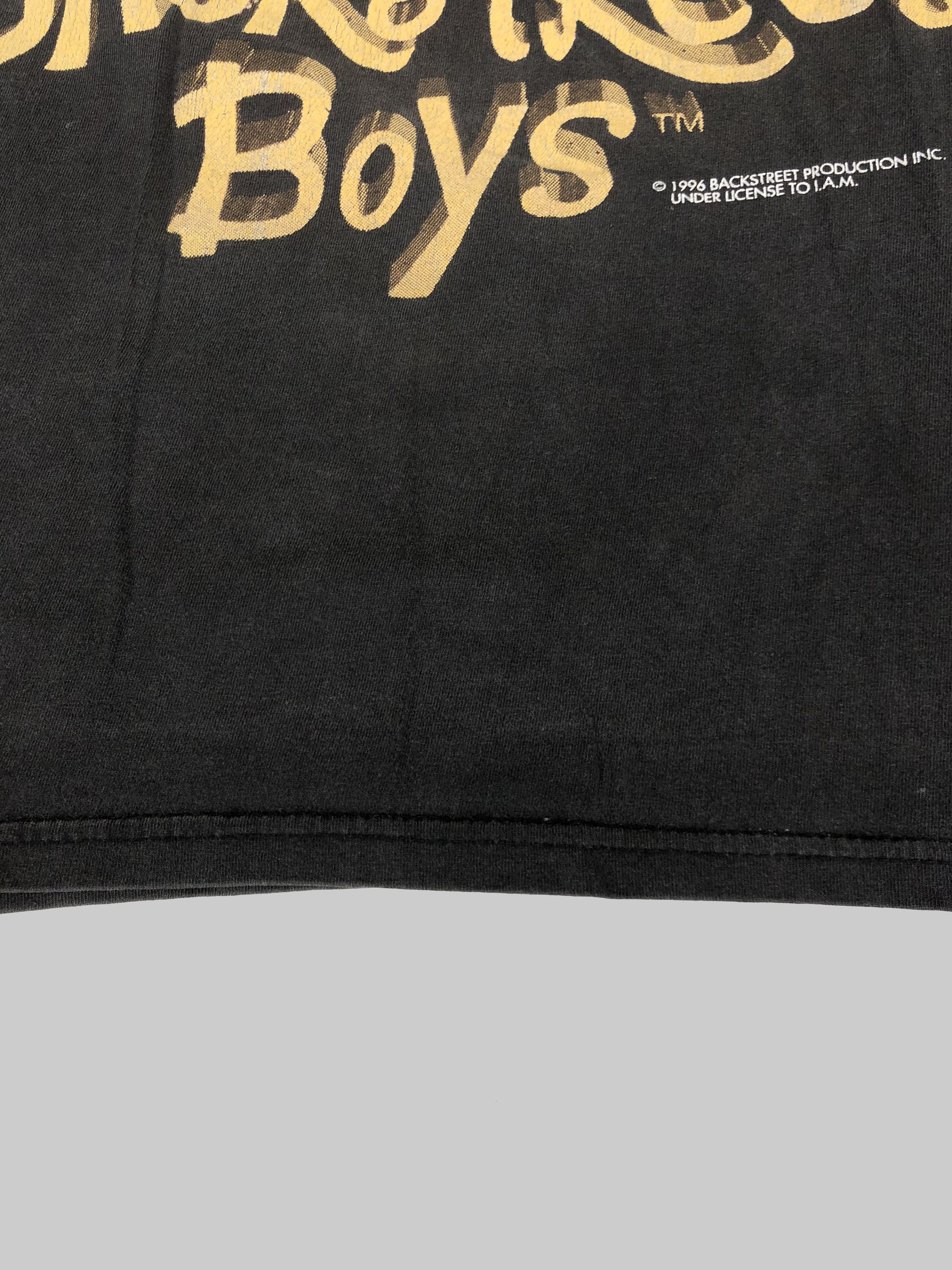 Band Tees Vintage 1996 Backstreet Boys (NSYNC New Kids on the Block) Size US L / EU 52-54 / 3 - 9 Thumbnail