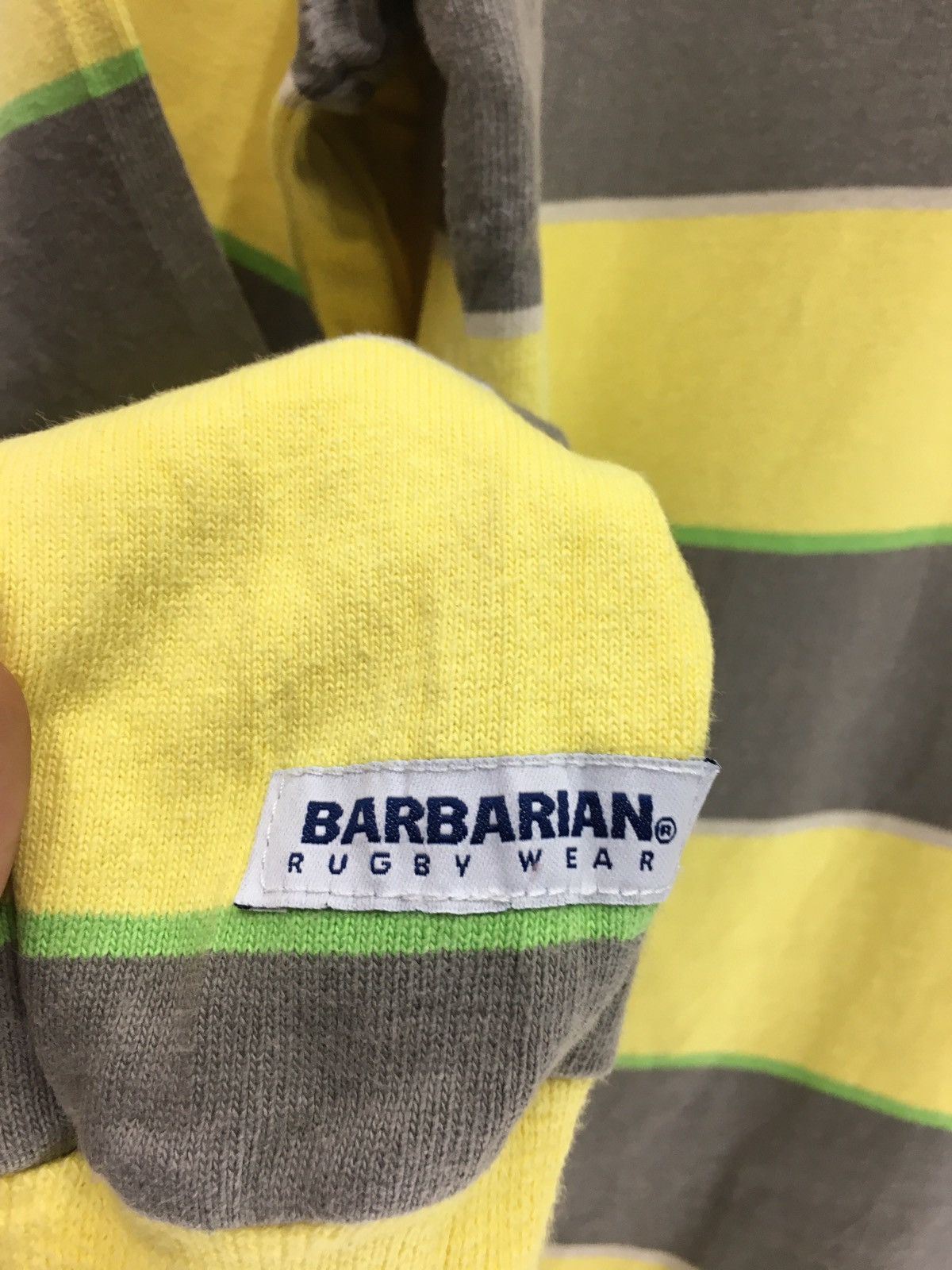 Barbarian × Sports Specialties Vintage Barbarian Rugby Stripes Long Sleeve Shirt Size US L / EU 52-54 / 3 - 5 Thumbnail