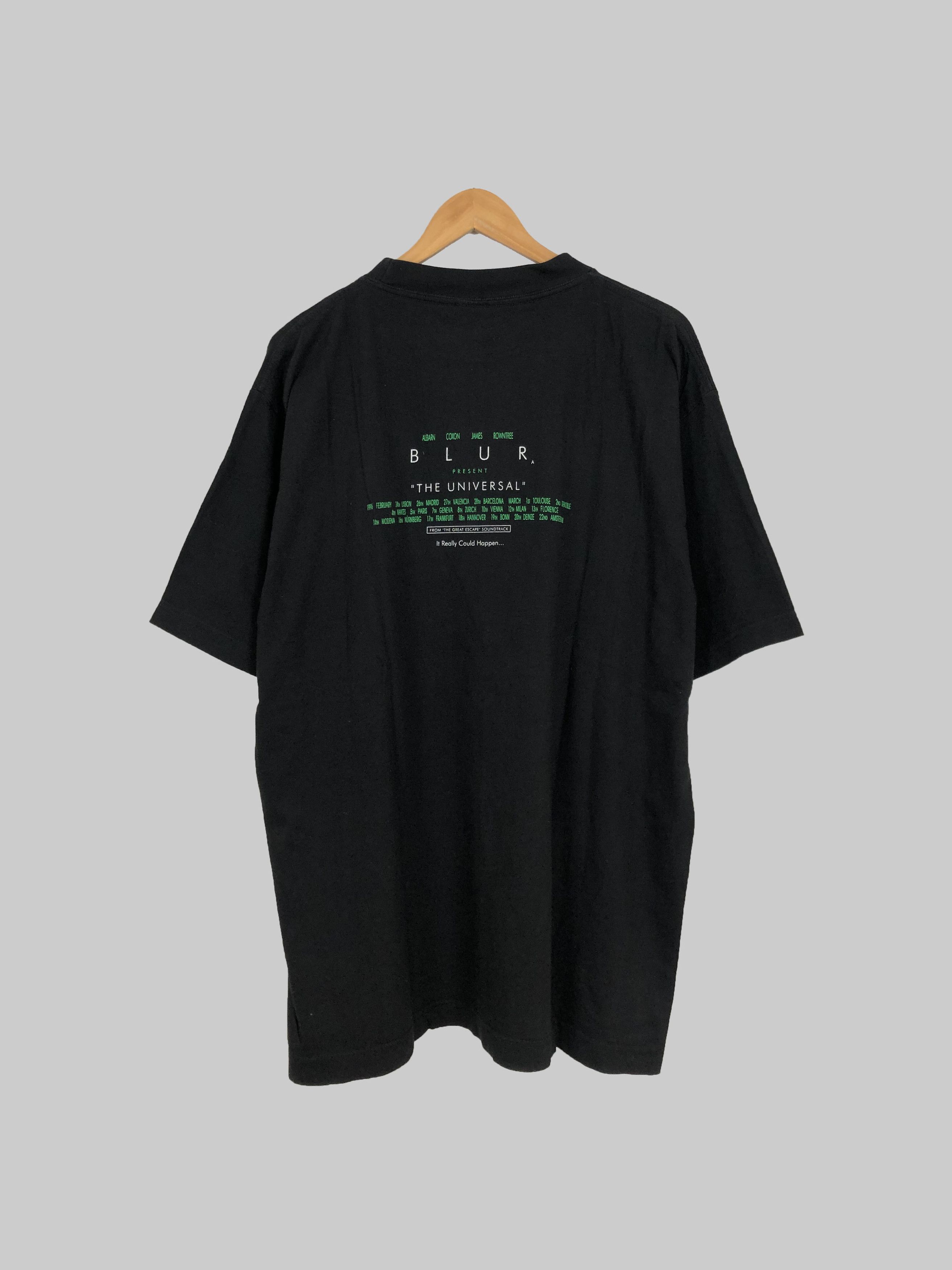 Band Tees Vintage 1995 Blur The Universal (Pulp My Bloody Valentine) Size US XL / EU 56 / 4 - 2 Thumbnail