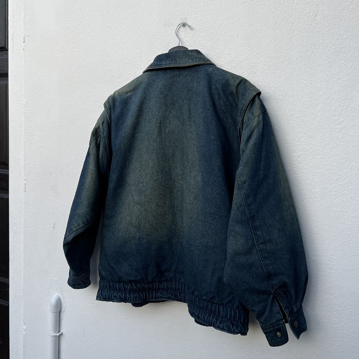 Japanese Brand RARE DISTRESSED STYLE GOD SPEED BOMBER JACKET DOUBLE BREAST Size US L / EU 52-54 / 3 - 11 Thumbnail