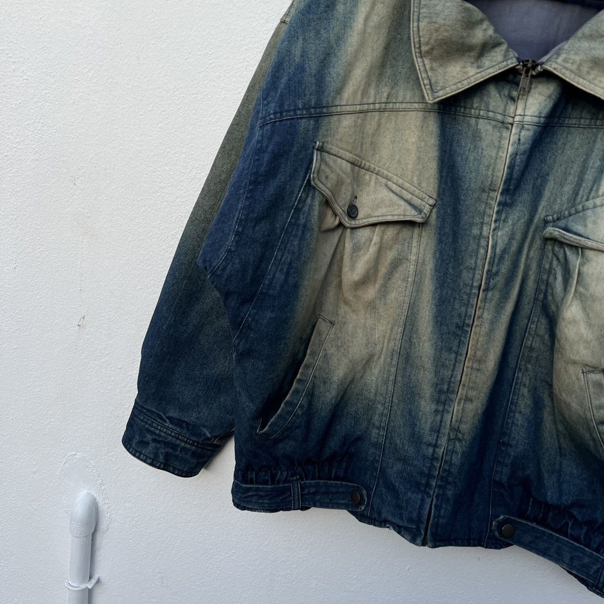 Japanese Brand RARE DISTRESSED STYLE GOD SPEED BOMBER JACKET DOUBLE BREAST Size US L / EU 52-54 / 3 - 4 Thumbnail