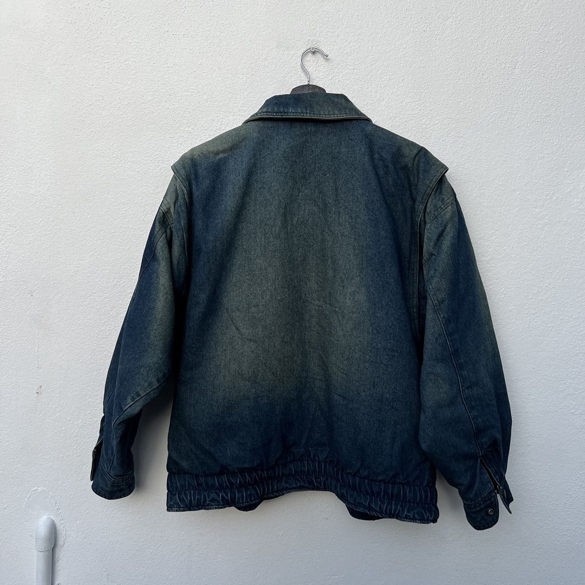 Japanese Brand RARE DISTRESSED STYLE GOD SPEED BOMBER JACKET DOUBLE BREAST Size US L / EU 52-54 / 3 - 10 Thumbnail