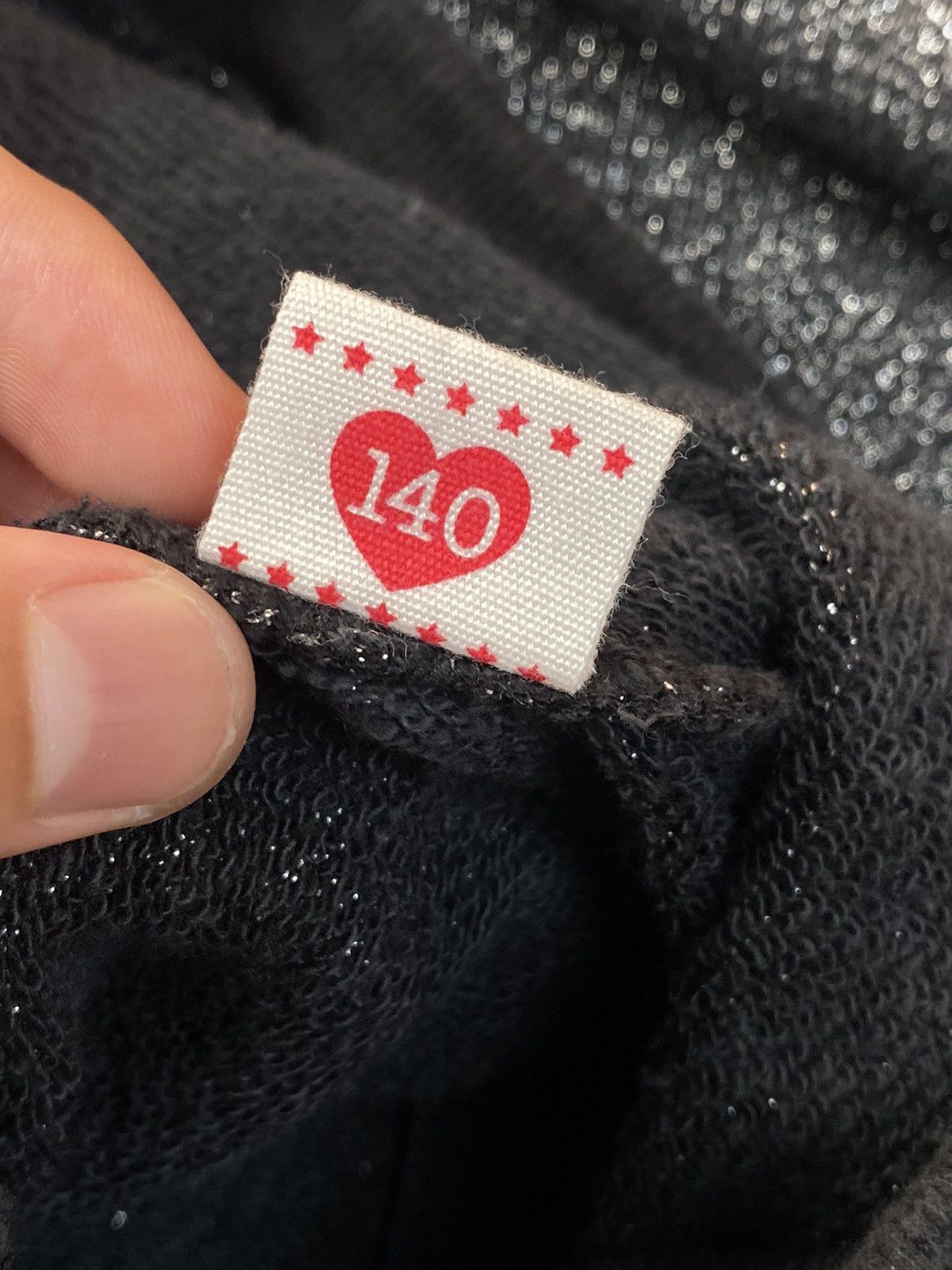 Hysteric Glamour 1990s Mezzo Piano - Sparkly Glitter Zip Hoodie Size US XS / EU 42 / 0 - 7 Thumbnail