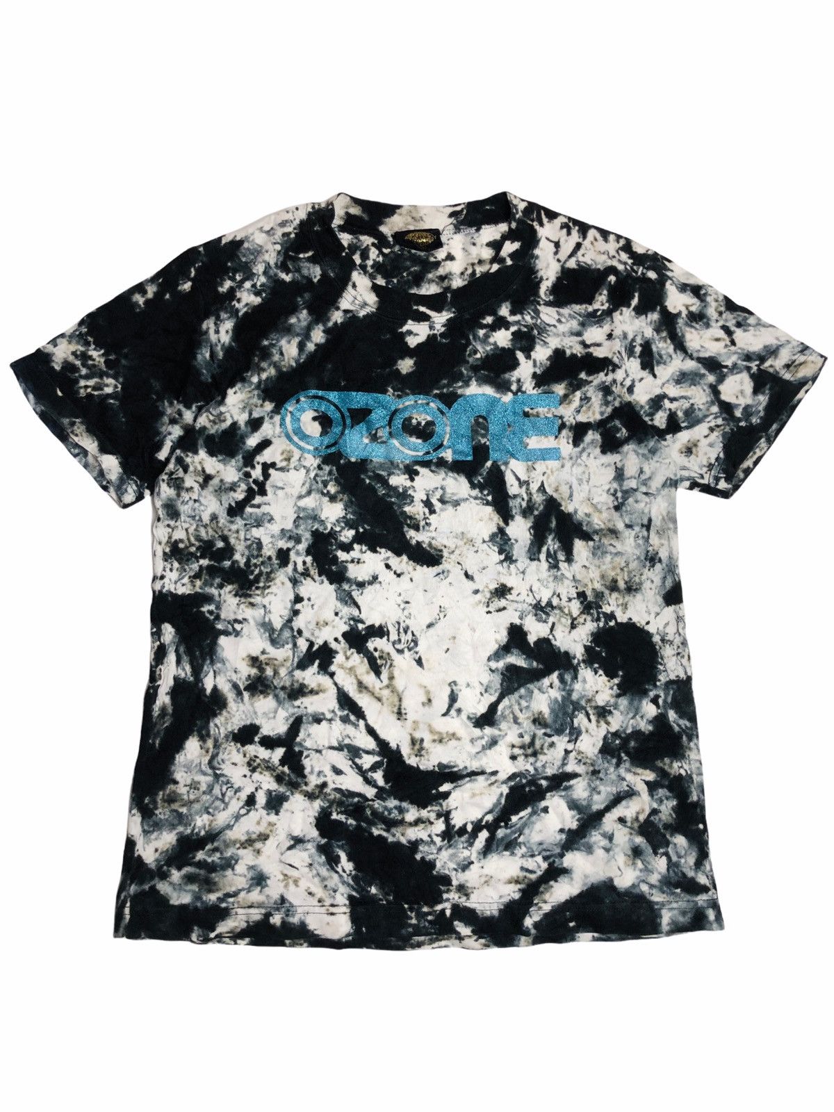 Hysteric Glamour × Japanese Brand 1990s Ozone Community - Dyed Glitter Print T-Shirt Size US S / EU 44-46 / 1 - 1 Thumbnail