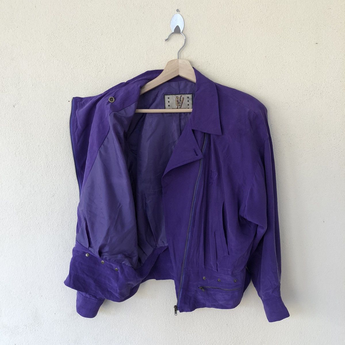 Japanese Brand Cropped Zipper Jacket Givy Jeans Size US M / EU 48-50 / 2 - 8 Thumbnail