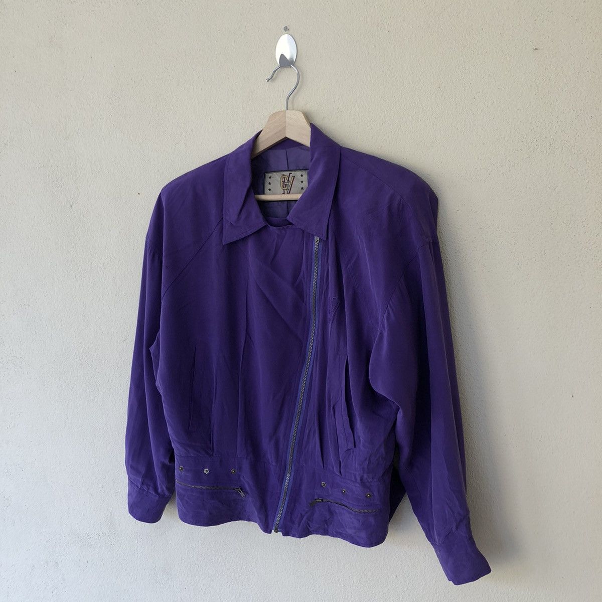 Japanese Brand Cropped Zipper Jacket Givy Jeans Size US M / EU 48-50 / 2 - 2 Thumbnail