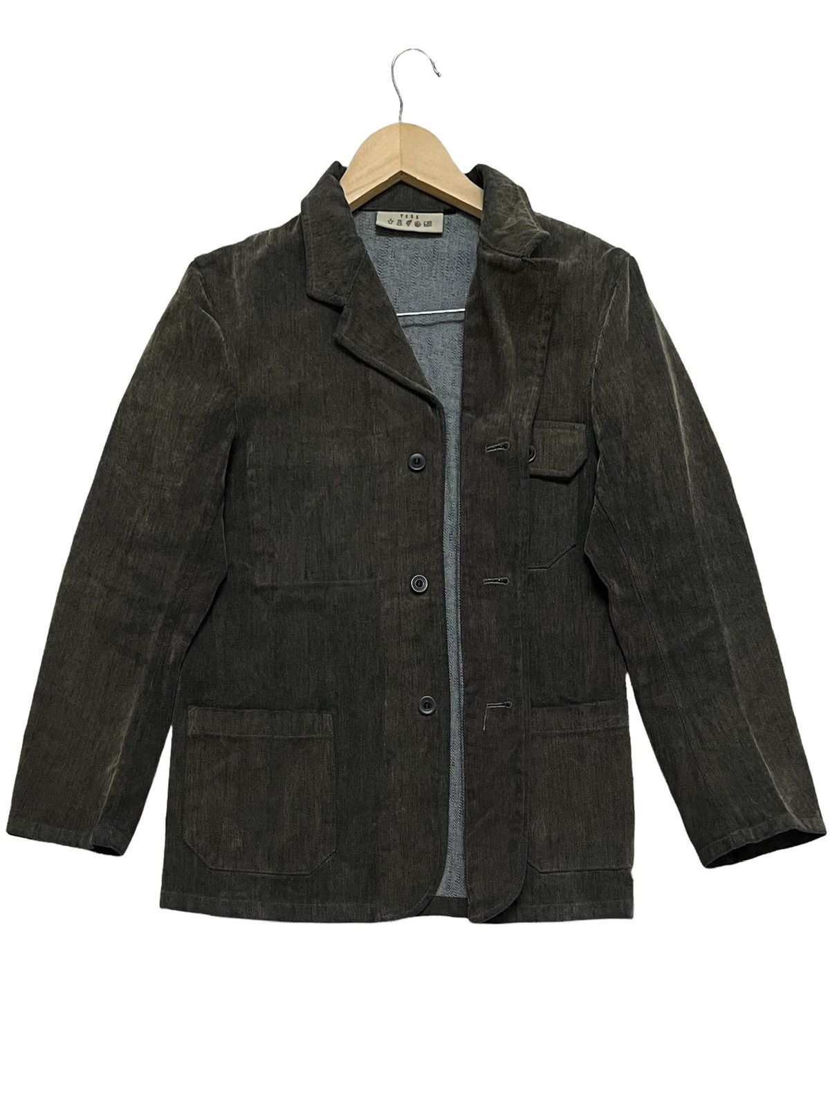 Designer × Japanese Brand VTG JAPANESE TESS HIRO DENIM JACKET UTILITY RARE COLOURS Size US S / EU 44-46 / 1 - 2 Thumbnail